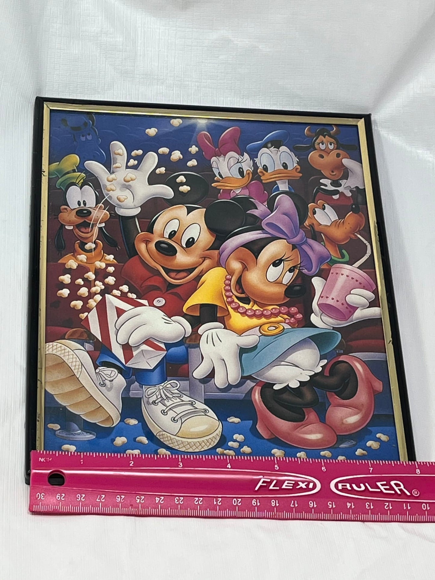 Disney Mickey & Minnie Matinee Print – Framed 14"x11" Wall Art