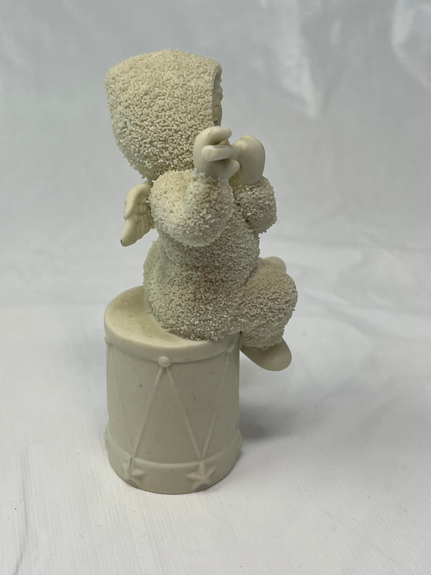 Snowbabies Figurine – Child Playing Flute on Drum, Dept 56