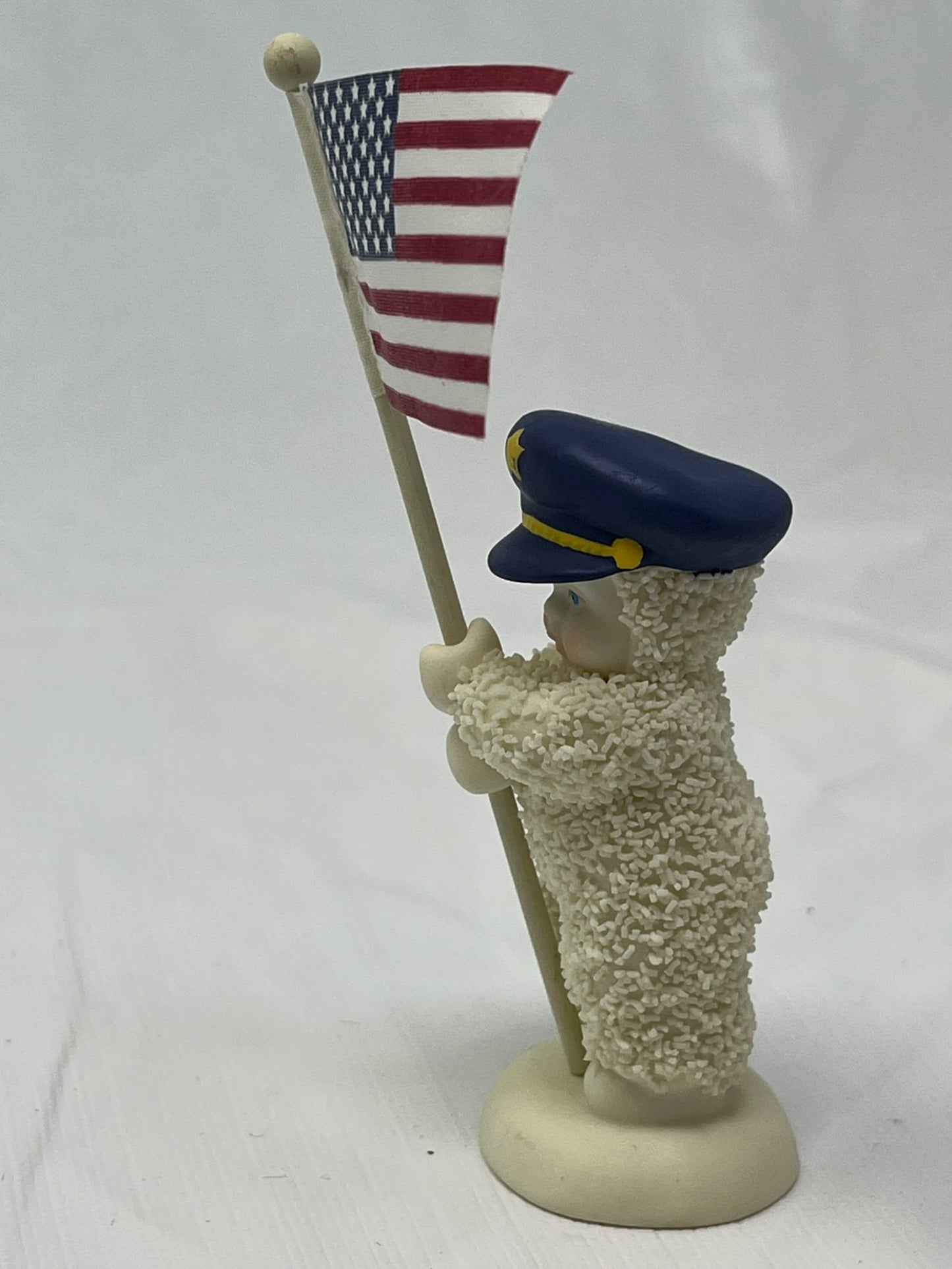 Snowbabies Figurine – Patriotic Child with American Flag