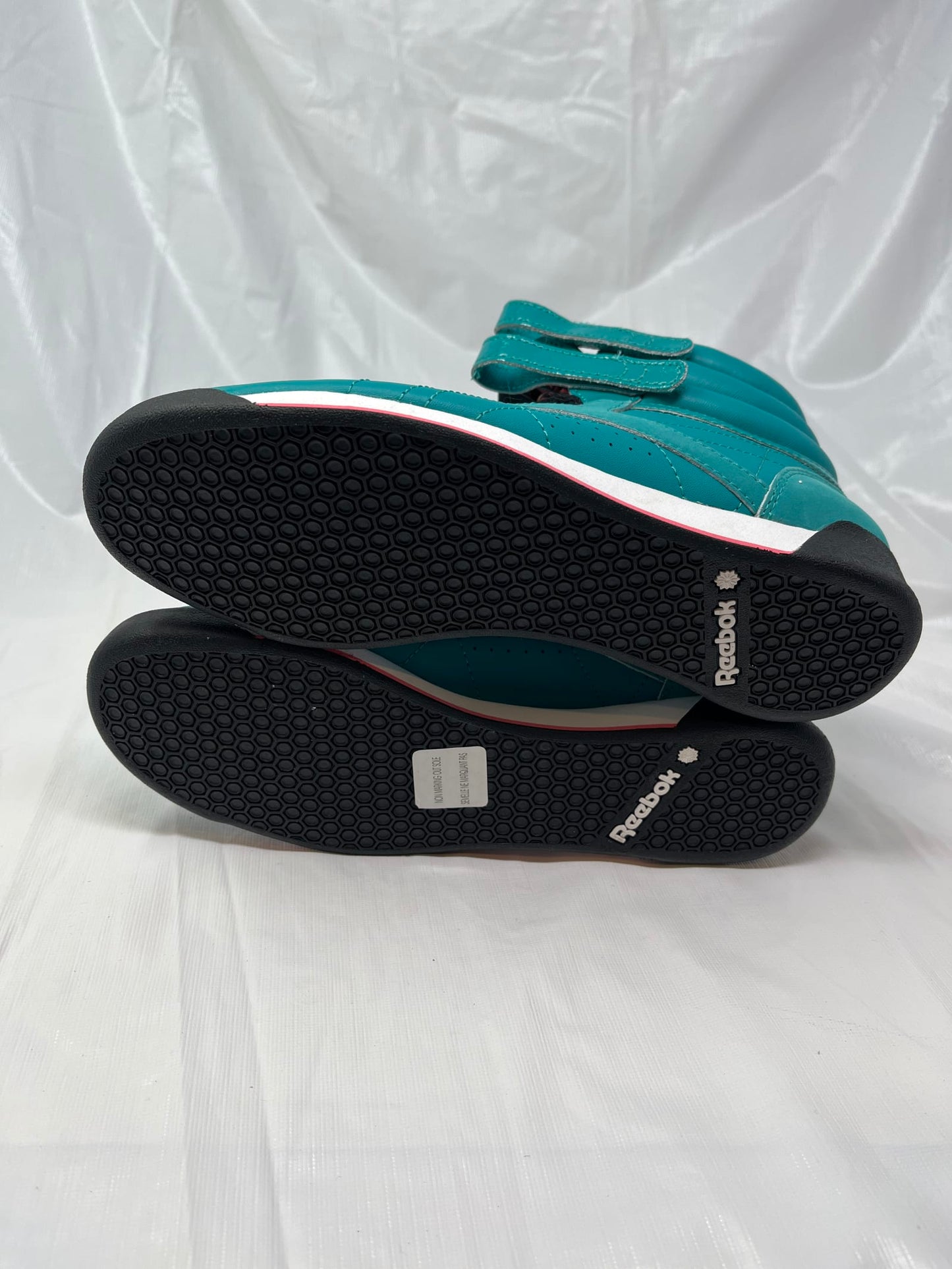 Reebok Freestyle Hi Women’s Sneakers – Size 7, Teal Leather (NIB)
