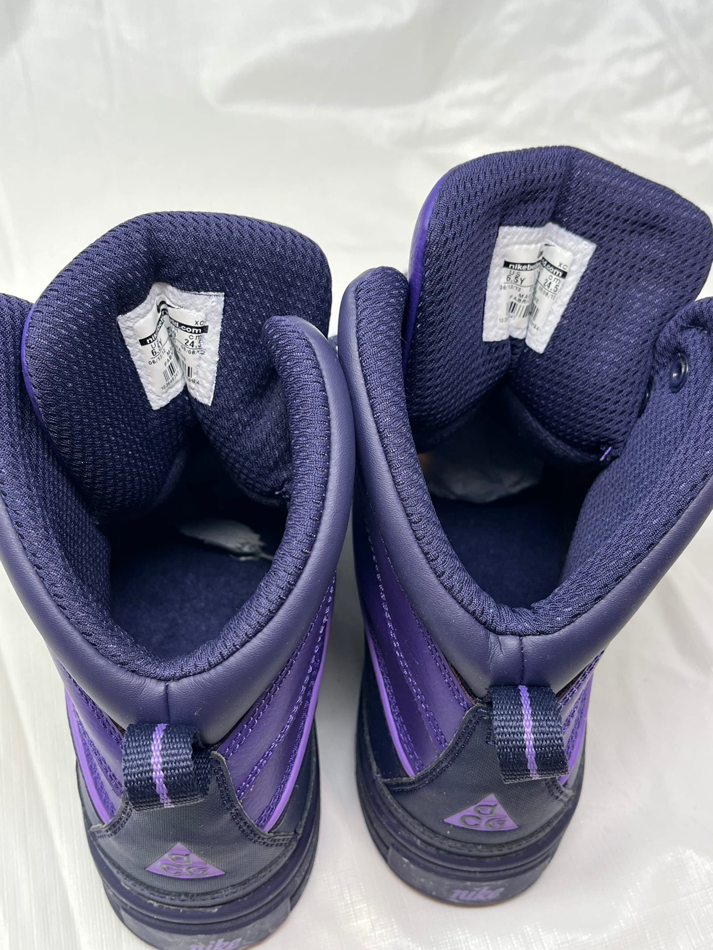 Nike Woodside 2 High GS Sneakers – Size 6.5Y, Imperial Purple
