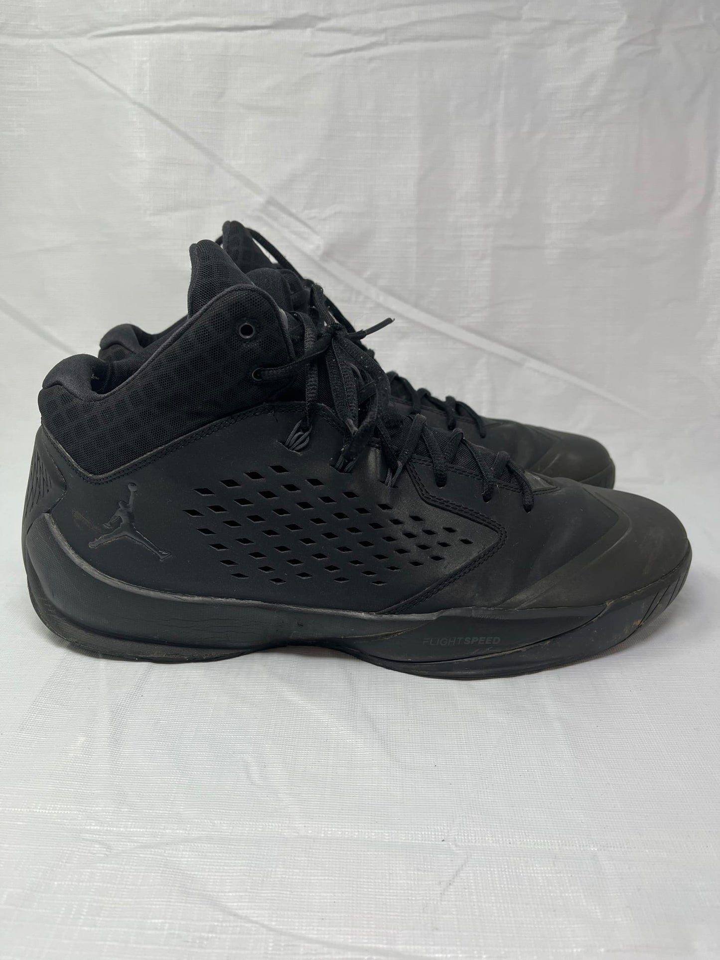 Air Jordan Rising Flight High Sneakers 768931-003 Mens Size 13 Black