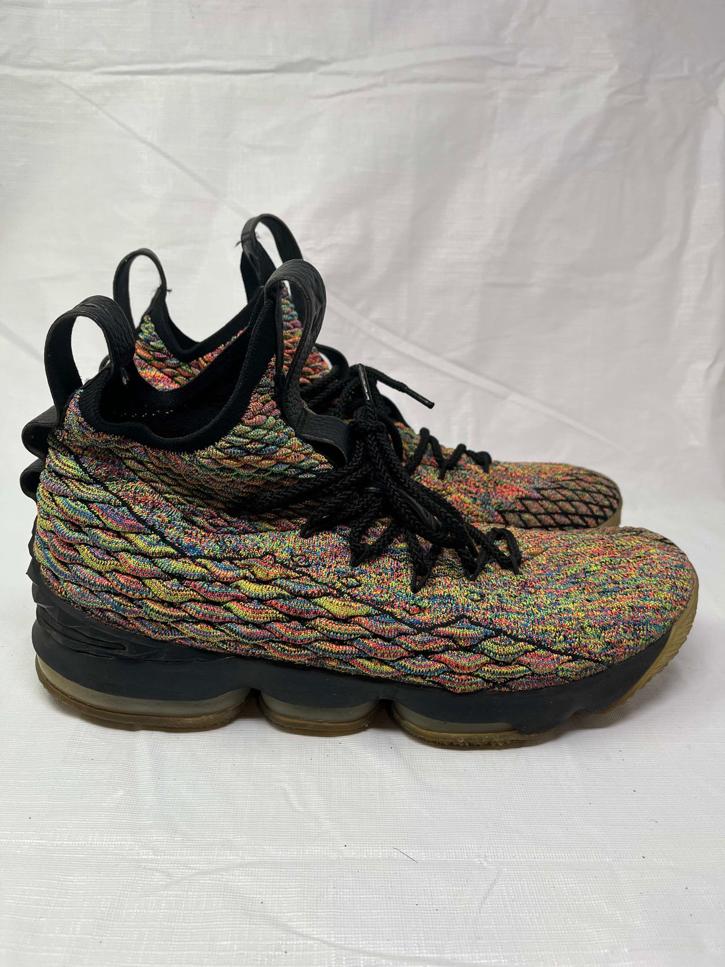Nike LeBron Four Horsemen 15 XV Multicolor Basketball Shoes 897648-901 Size 12