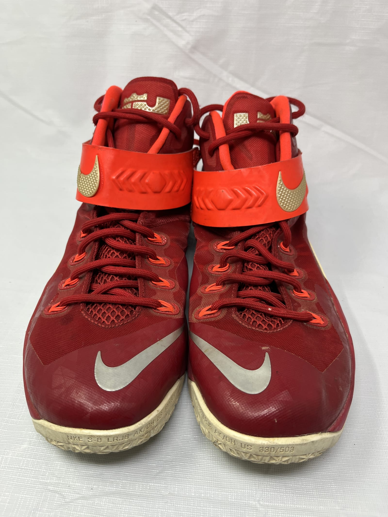 Gently Used Store – Nike Lebron James Zoom Soldier 8 Red 653648-606 Mens Size 13 – Sneakers – Used – SKU 000000200