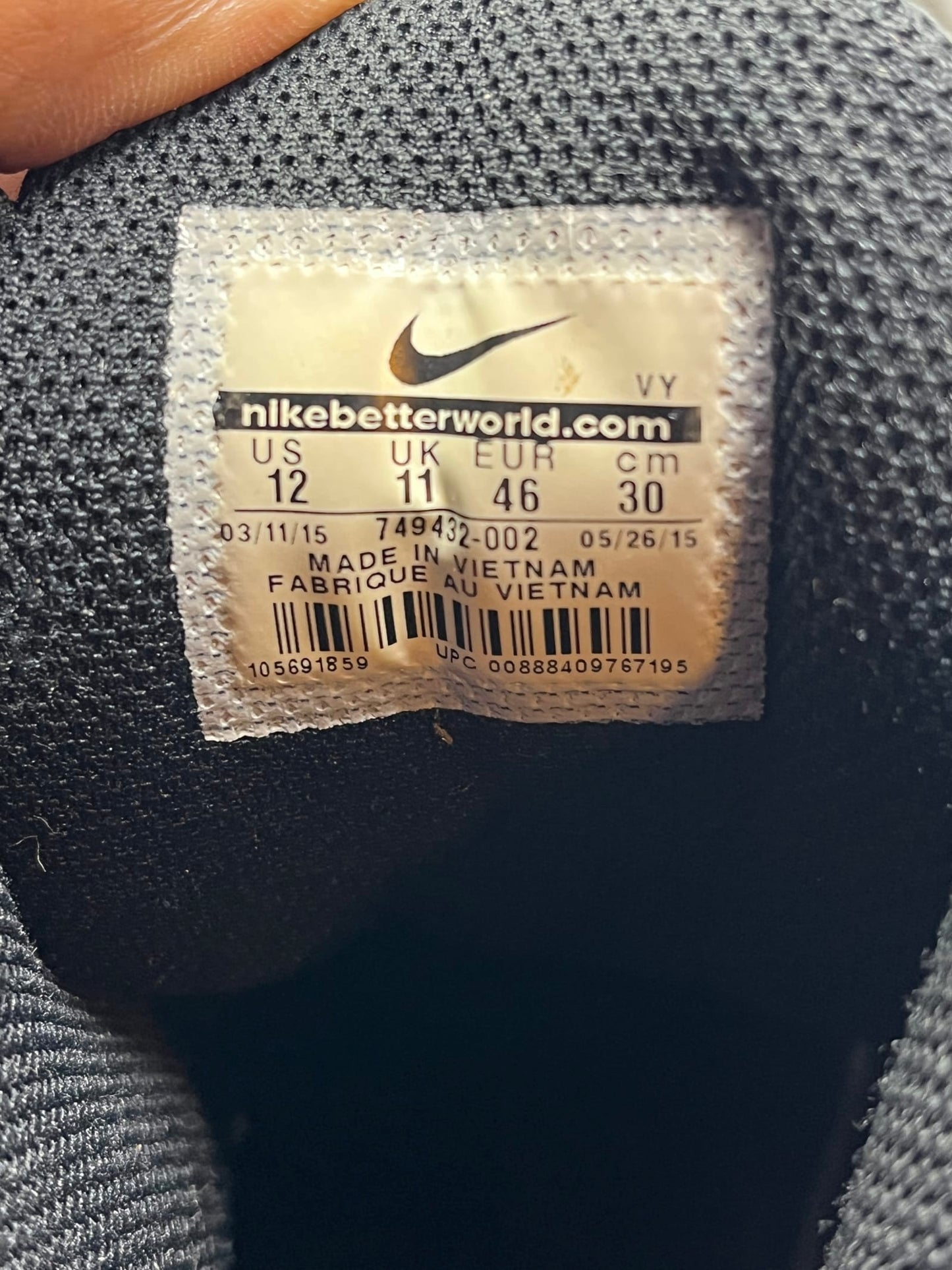Nike Zoom Without A Doubt Black Mens Size 12