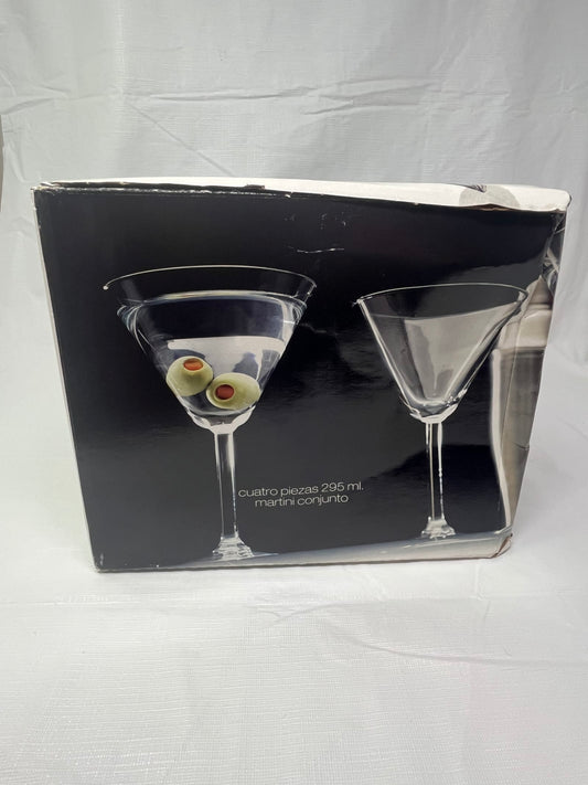 Circleware Event 4 Pc 10oz Martini Glasses Set 55517
