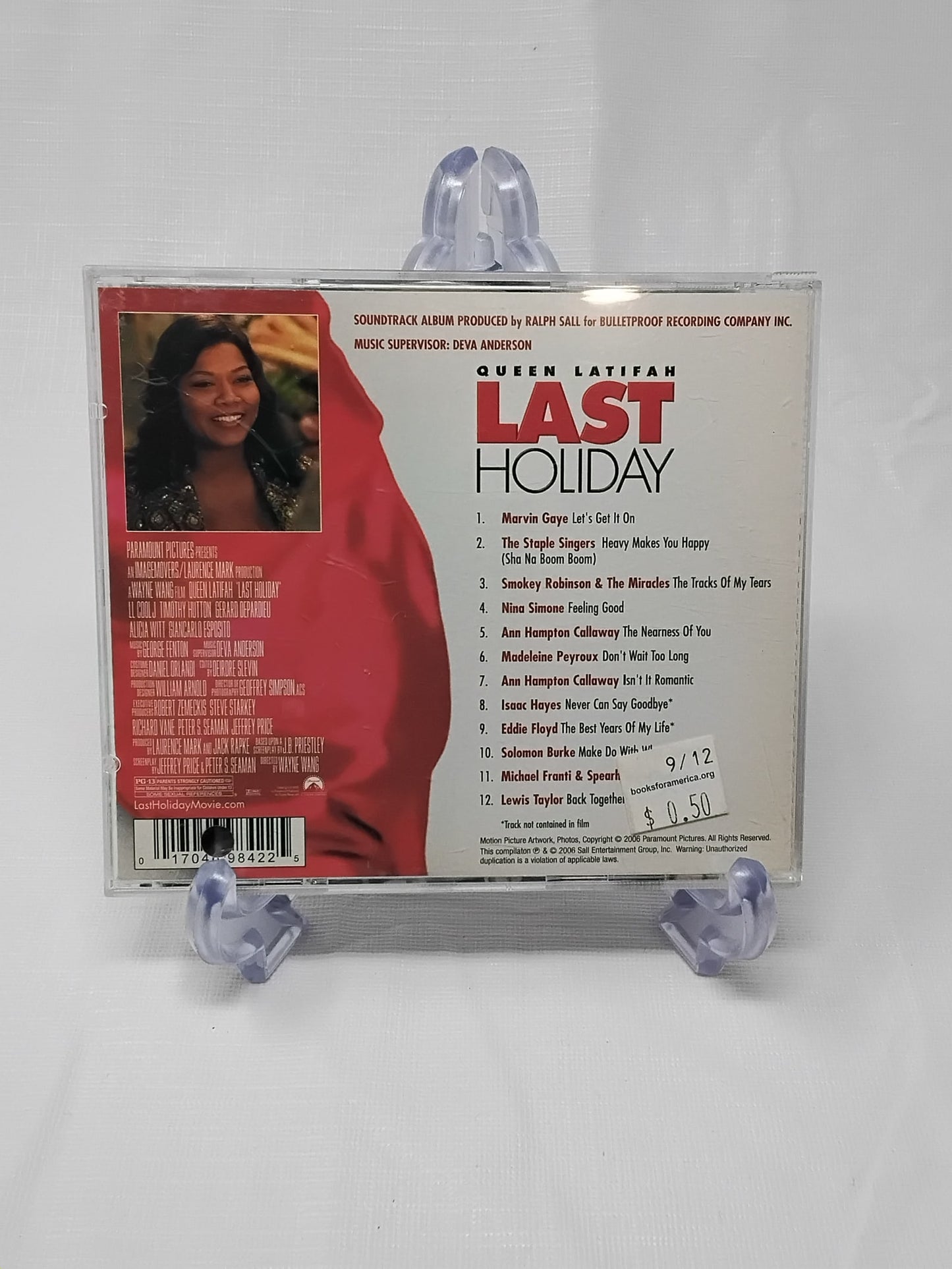 Various - Last Holiday Soundtrack (CD, Jewel Case, Soundtrack)