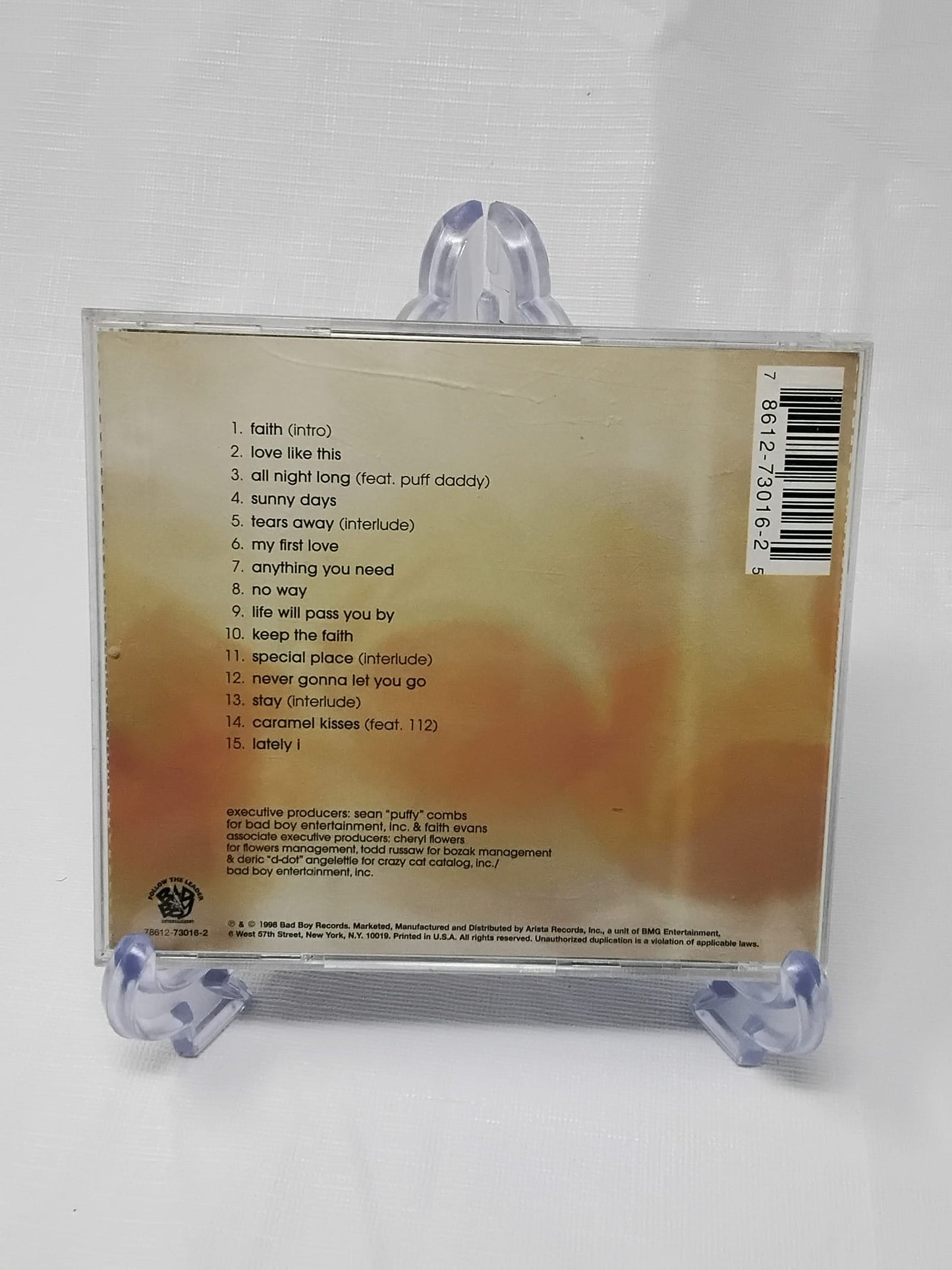 Faith Evans - Keep The Faith (CD, Jewel Case, R&B)