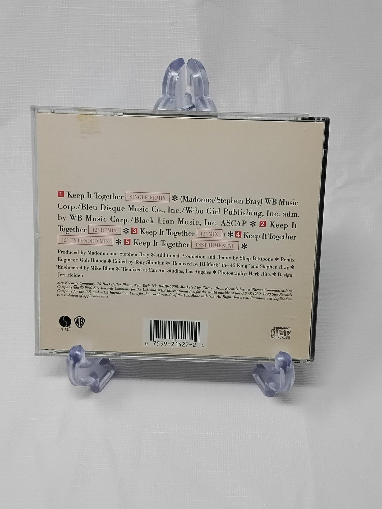 Madonna - Keep It Together (CD, Jewel Case, Pop / Dance)