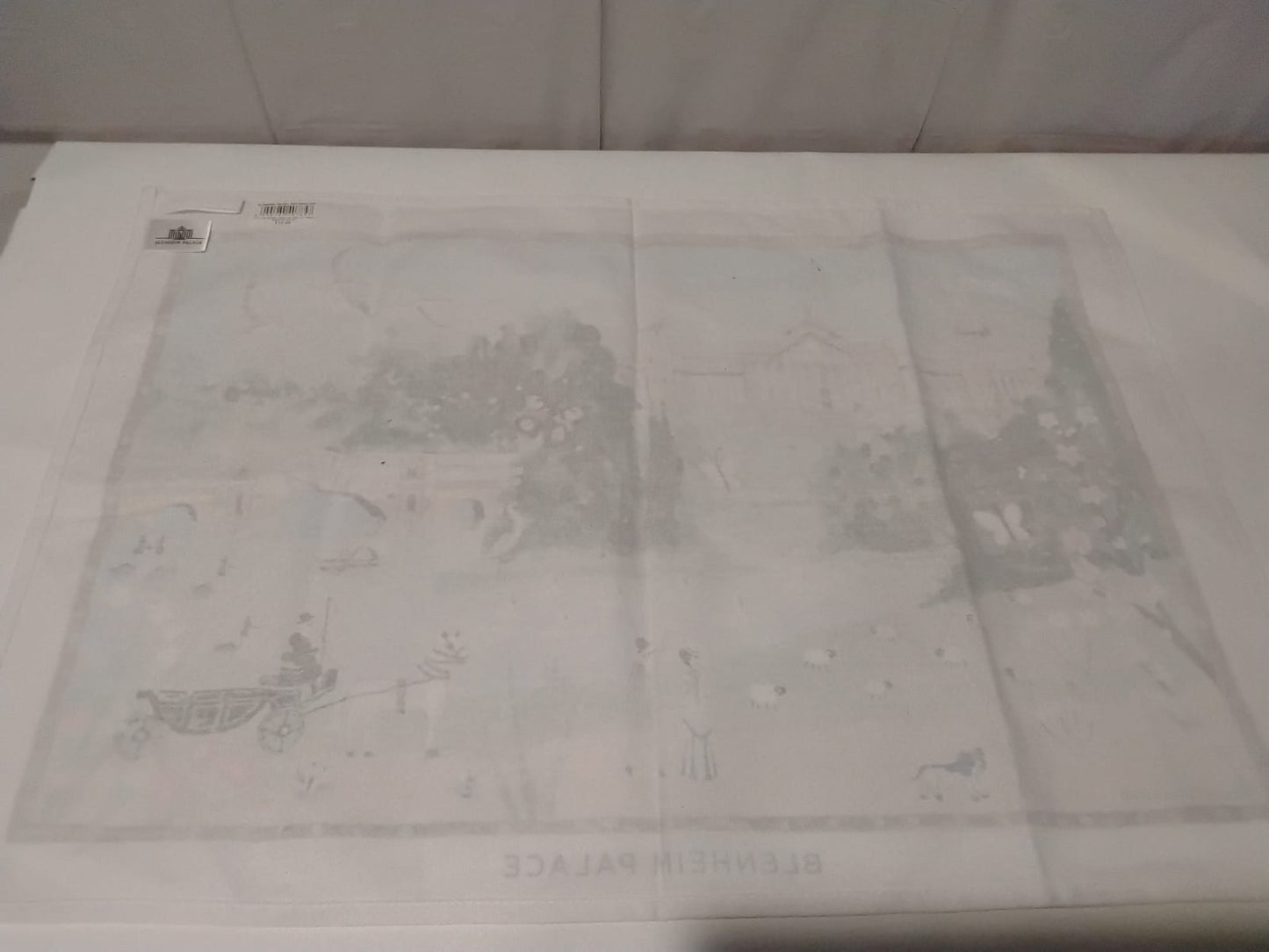 Blenheim Palace Watercolour Tea Towel Lucy Loveheart 100% Cotton w/ Tag