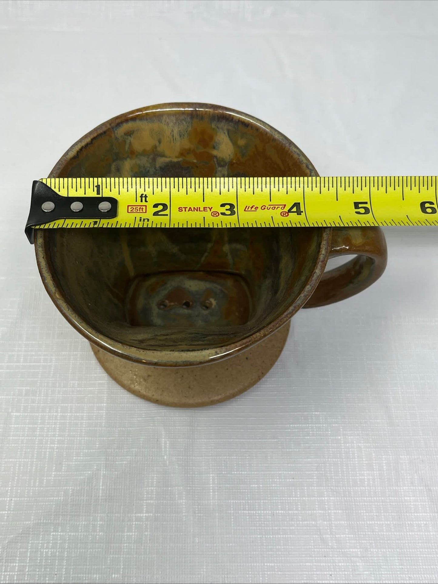 World Market Stone/Brown Ceramic Pour‑Over Coffee Dripper