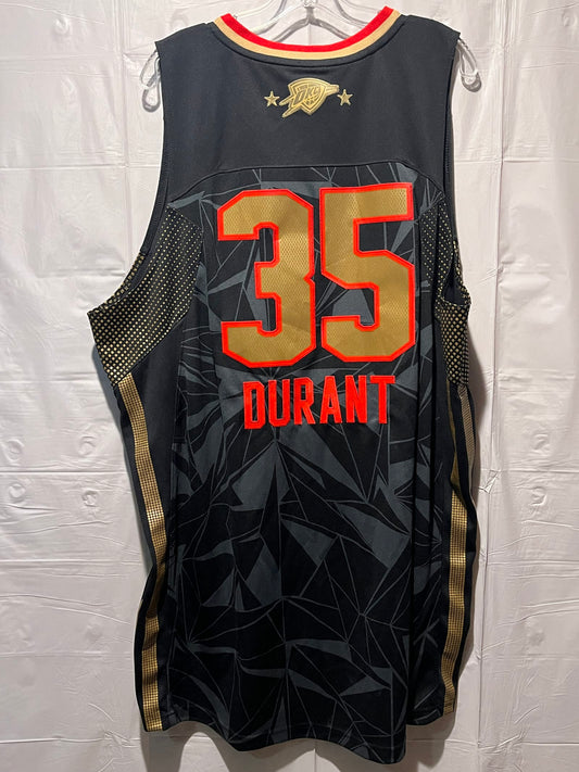 2011 Adidas All-Star Jersey Kevin Durant #35 XXL Black Gold Rare West OKC NBA