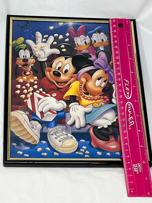 Disney Mickey & Minnie Matinee Print – Framed 14"x11" Wall Art