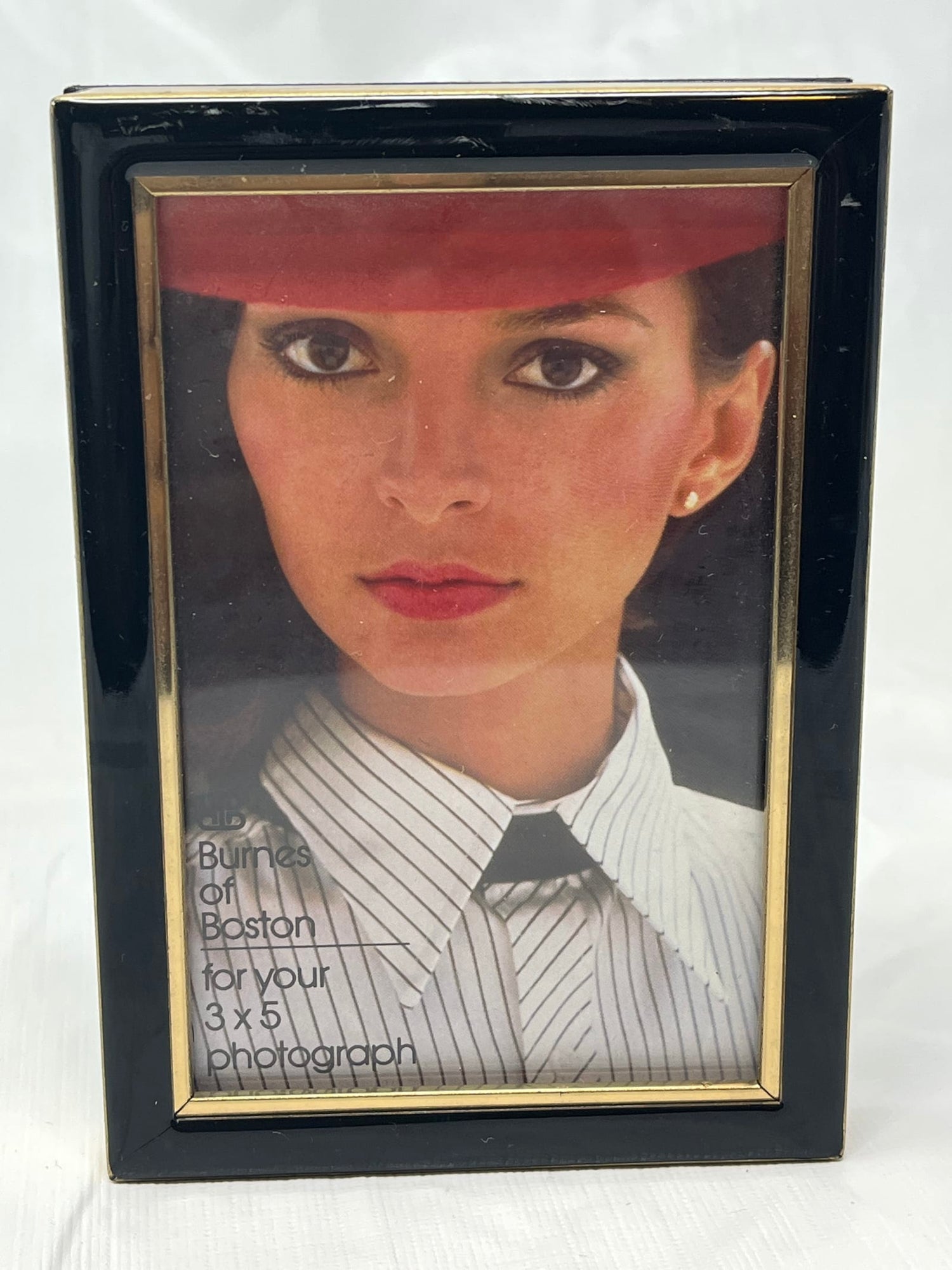 Gently Used Store – Burnes of Boston Black & Gold Frame – 3"x5" – Home Décor – Used – SKU 000000027