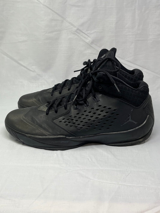 Air Jordan Rising Flight High Sneakers 768931-003 Mens Size 13 Black