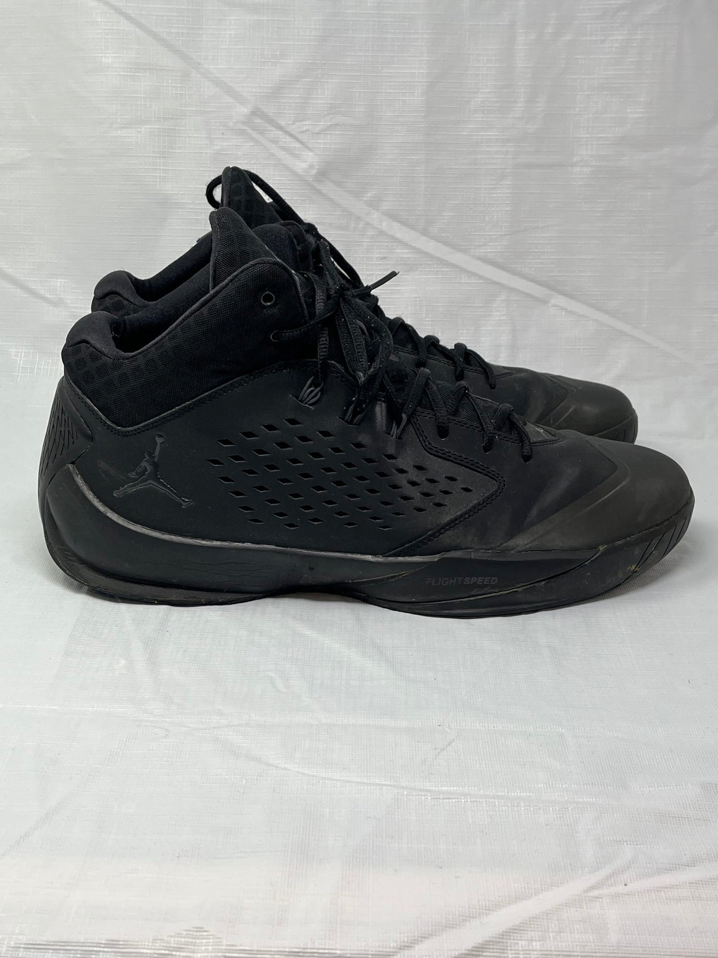 Air Jordan Rising Flight High Sneakers 768931-003 Mens Size 13 Black