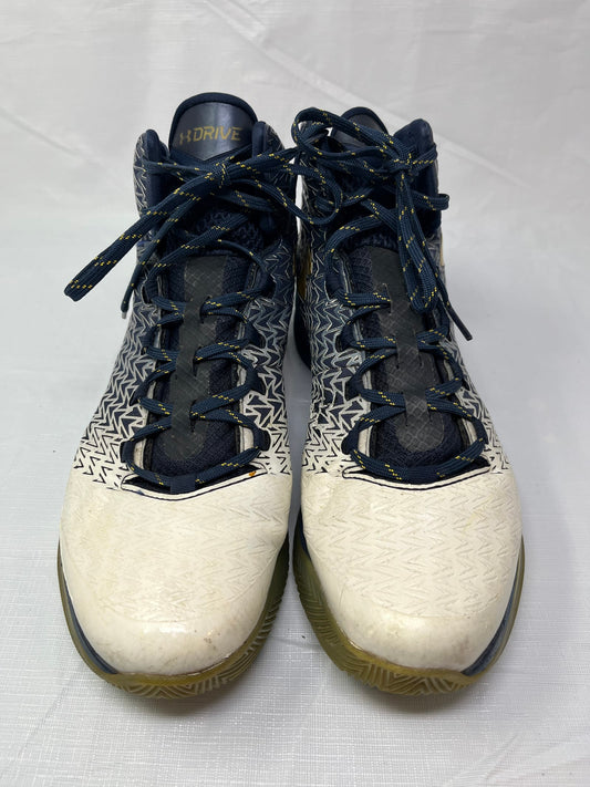 Gently Used Thrift Store – Under Armour Blue White Sports Shoes Sneakers Size 13 – Sneakers – Used – SKU 000000194