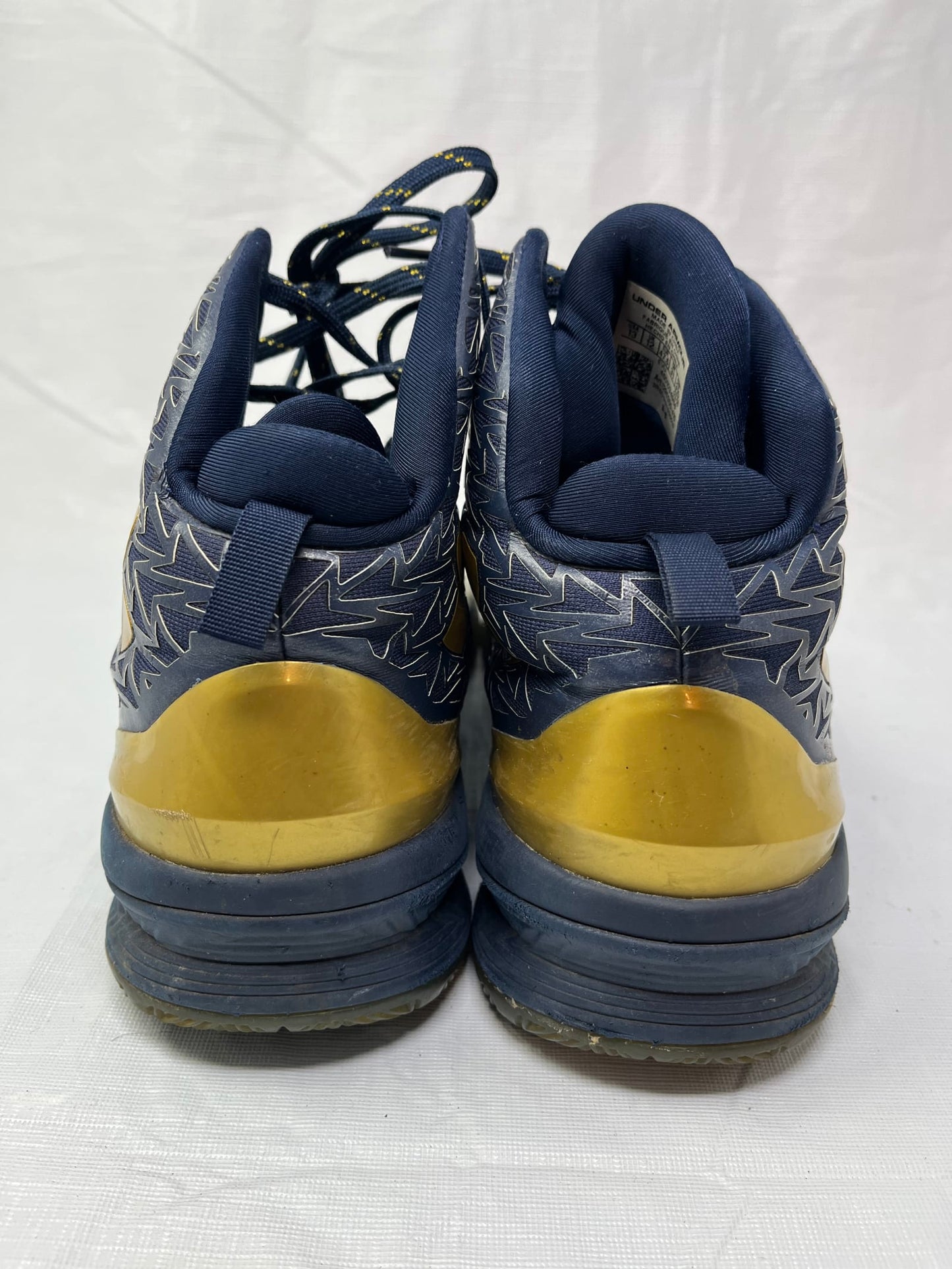 Under Armour Blue White Sports Shoes Sneakers Size 13