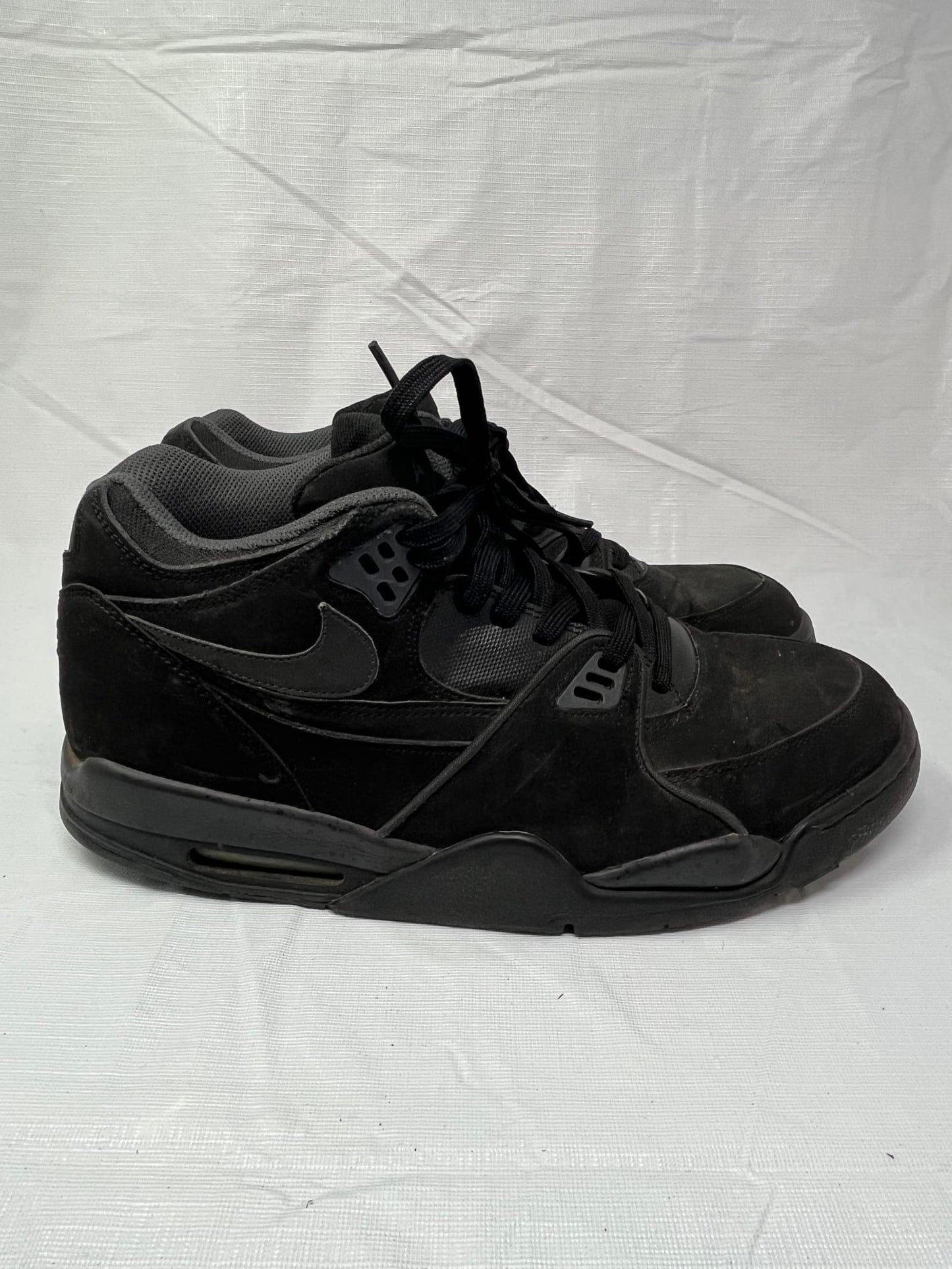 Nike Air Jordan Sneakers Mens Size 12 Black Fair Condition