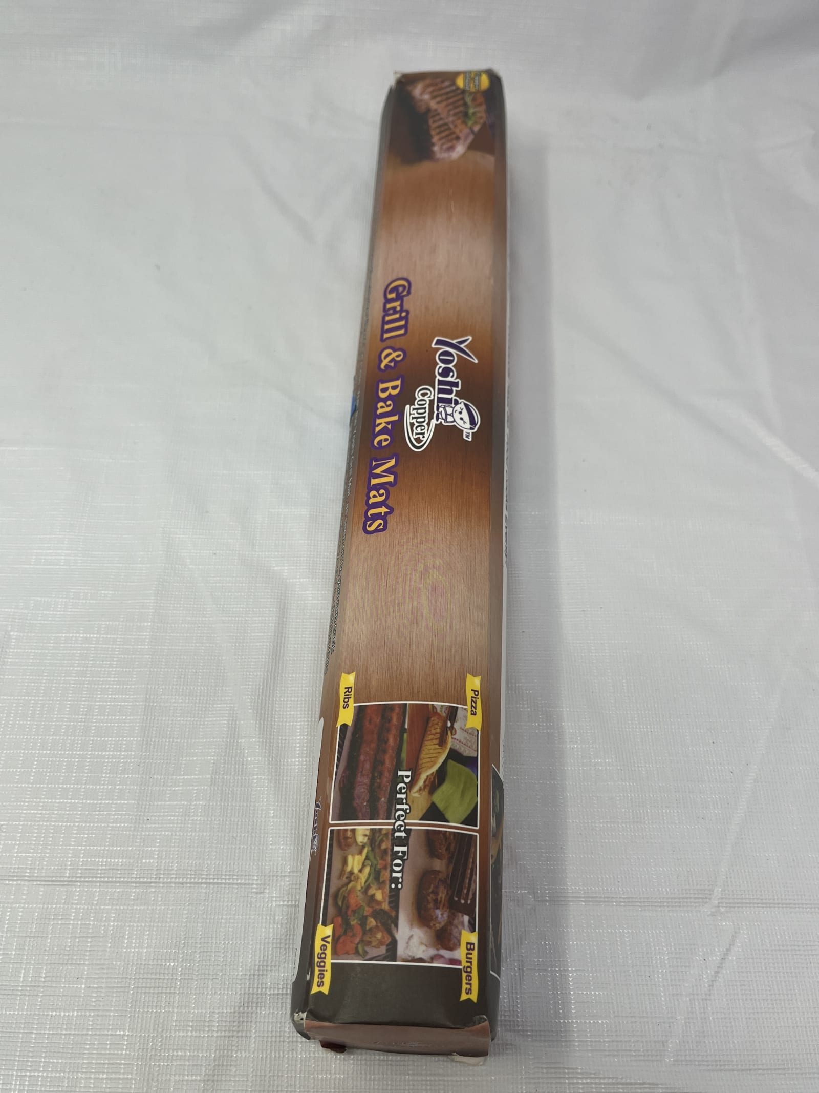 Gently Used Thrift Store – Yoshi Copper Grill & Bake Mats – Reusable Non-stick Bbq Mats (2) Open Box 15.75"x13"