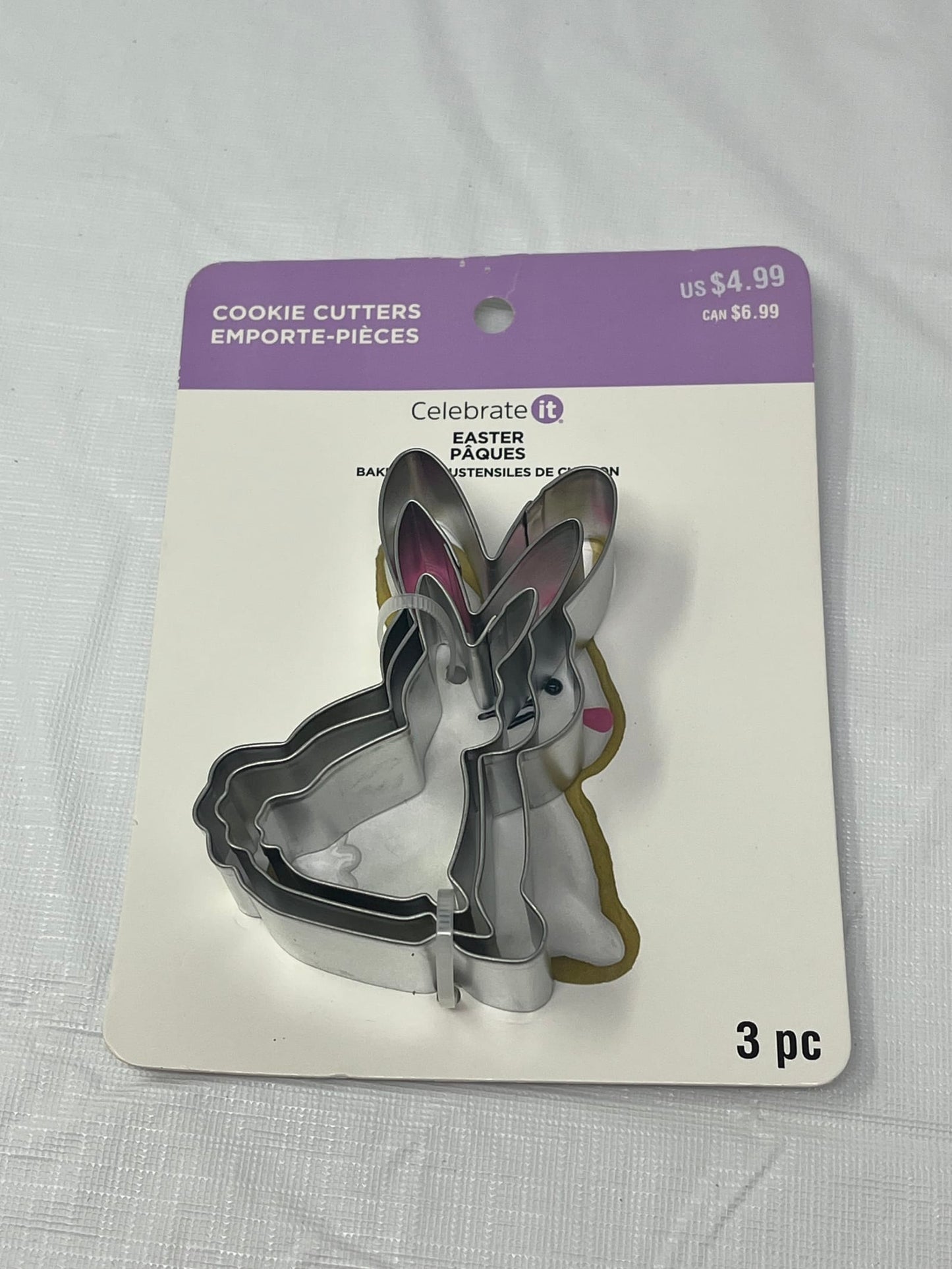 Gently Used Thrift Store – Celebrate It Easter Bunny Cookie Cutters 3 Pc – Kitchen & Dining – Used – SKU 000000228