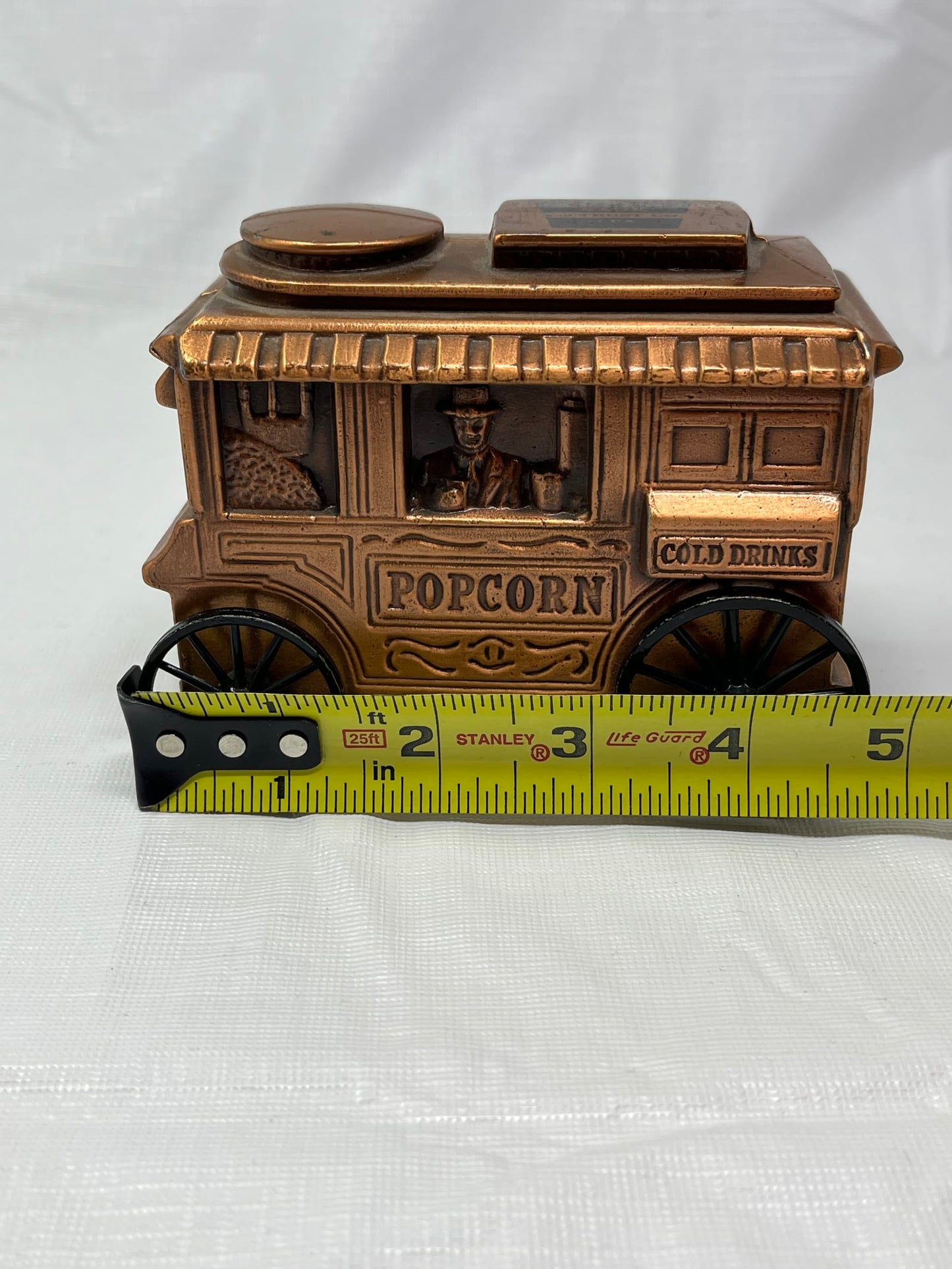 1974 Banthrico Popcorn Wagon Coin Bank American Bank Trust PA USA