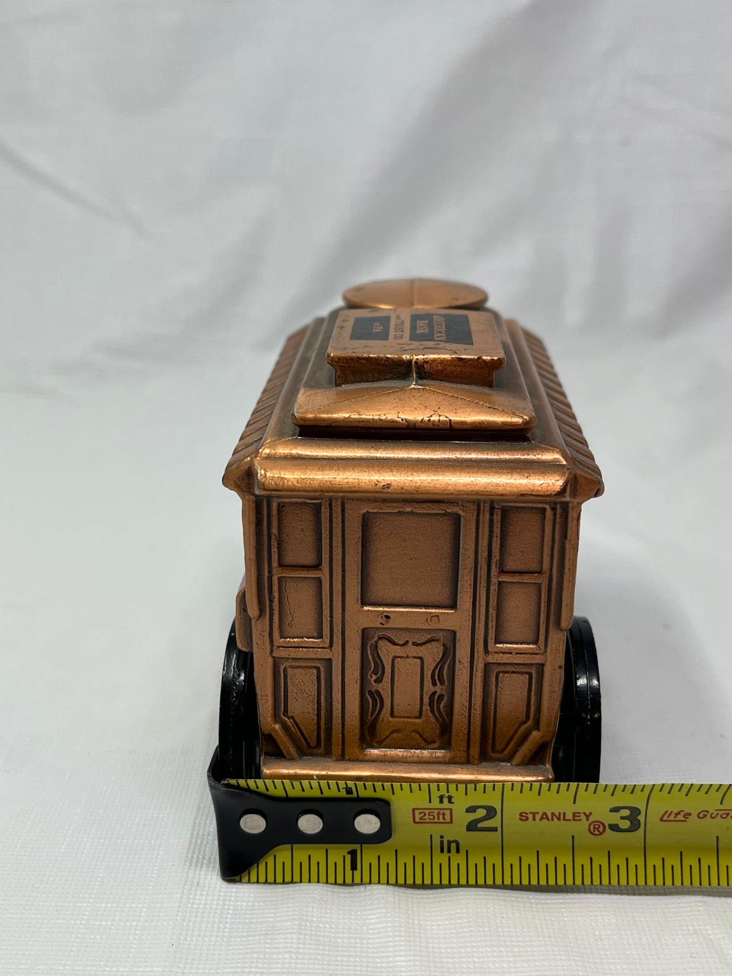 1974 Banthrico Popcorn Wagon Coin Bank American Bank Trust PA USA