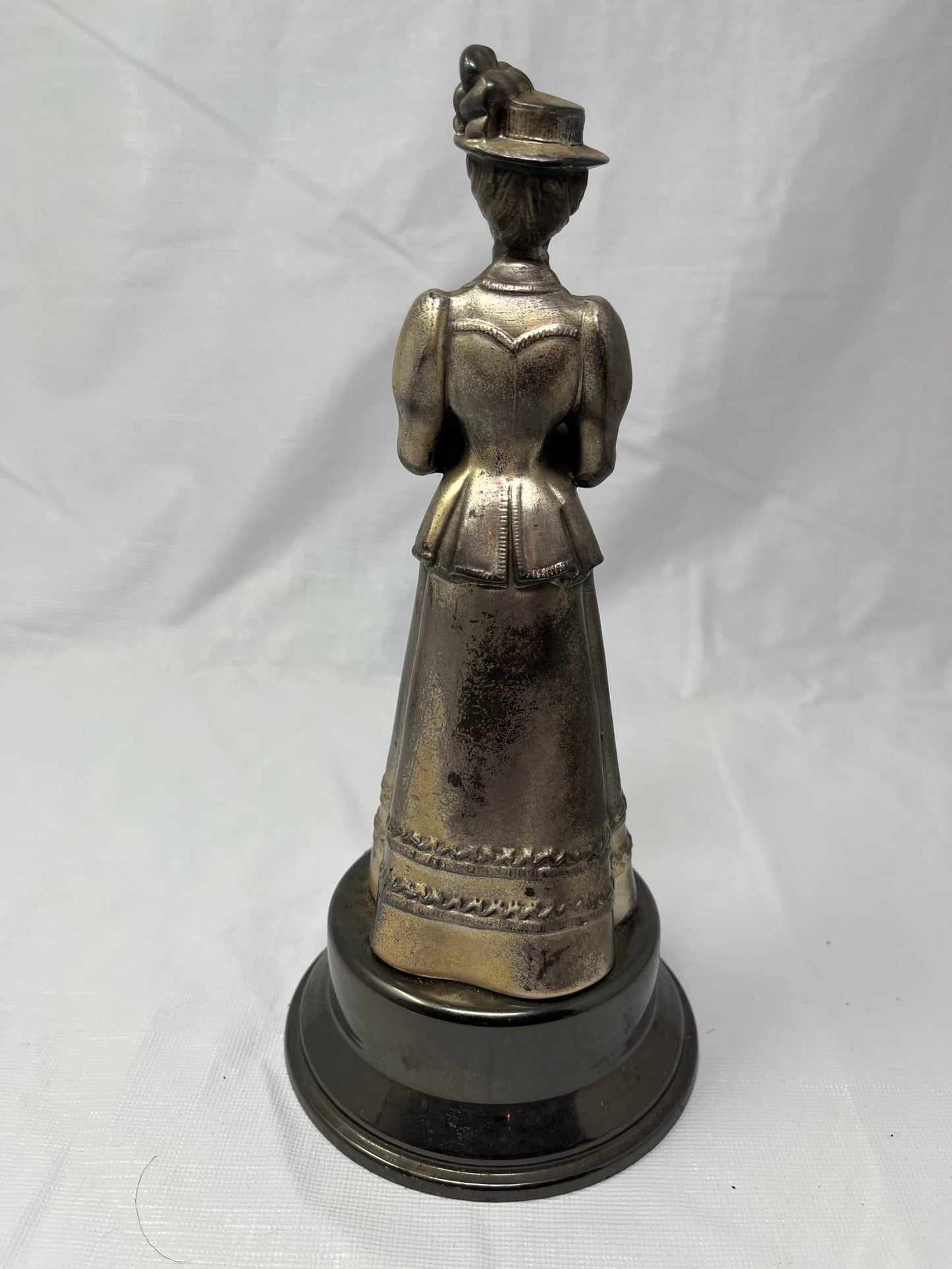 1986 Avon District Award Figurine Silver Tone Metal 8 Inch
