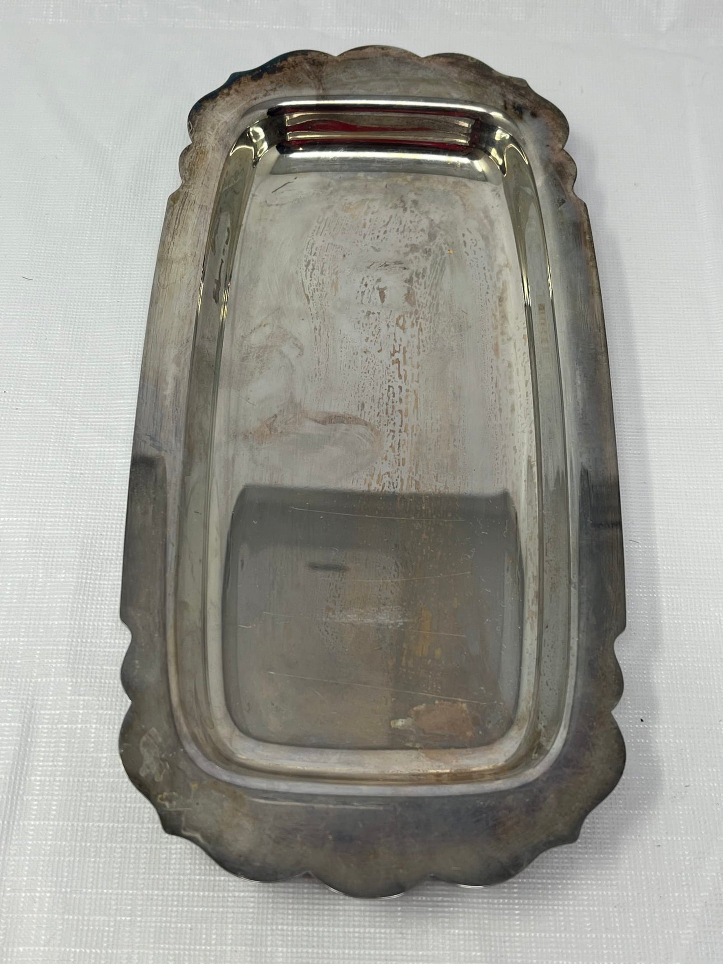 WM Rogers Silverplate Cranberry Set with Original Box