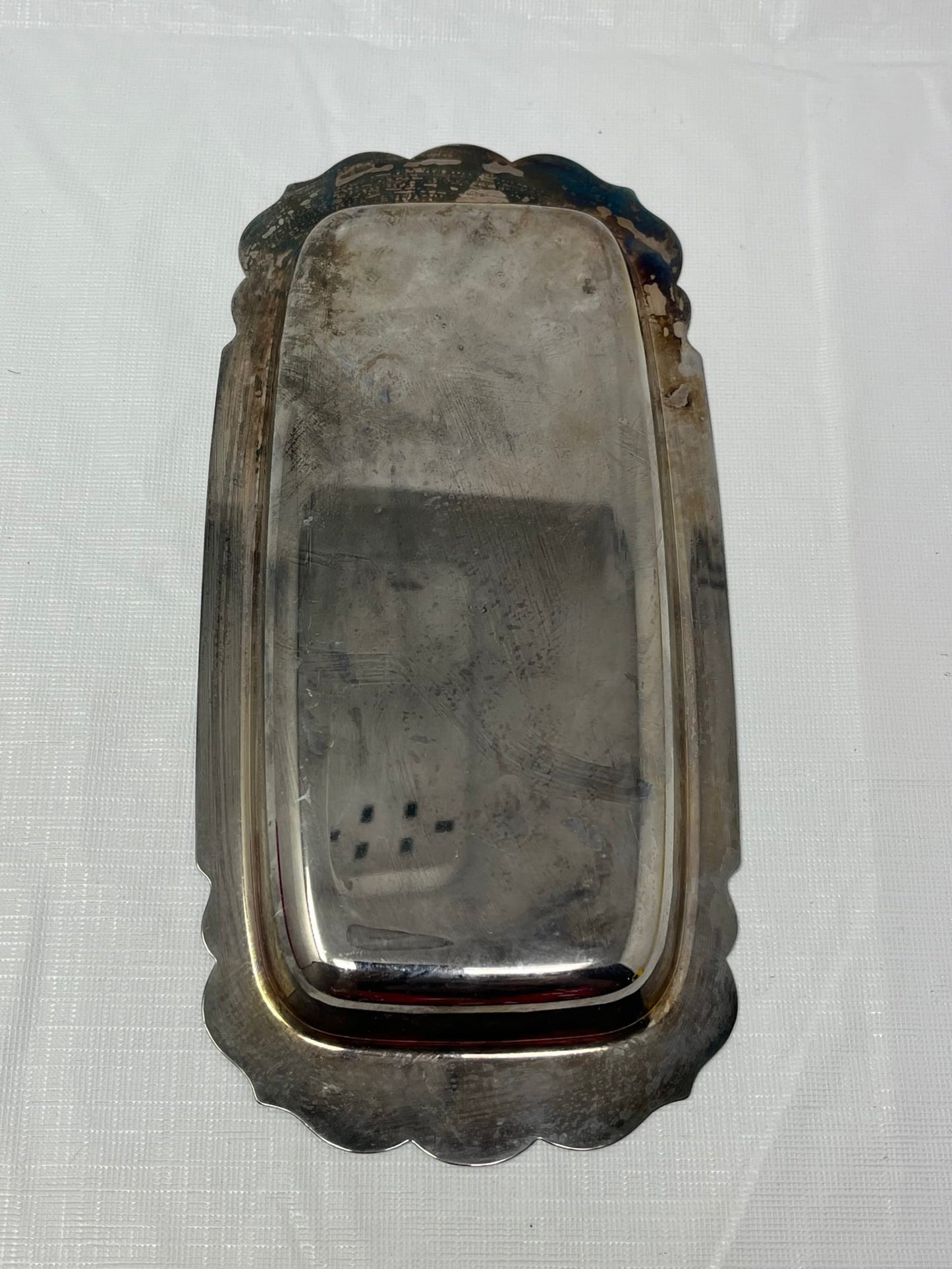 WM Rogers Silverplate Cranberry Set with Original Box