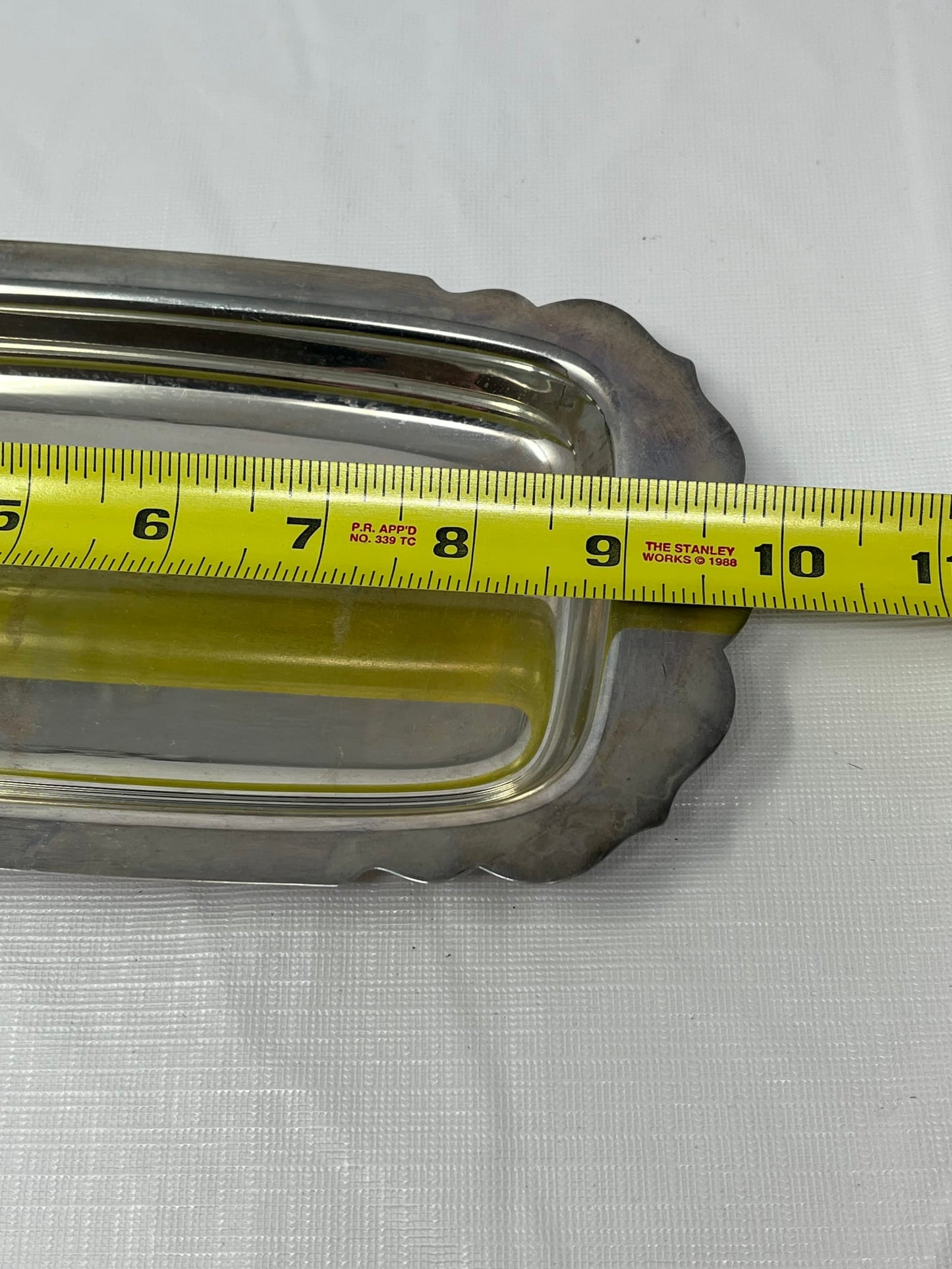 WM Rogers Silverplate Cranberry Set with Original Box