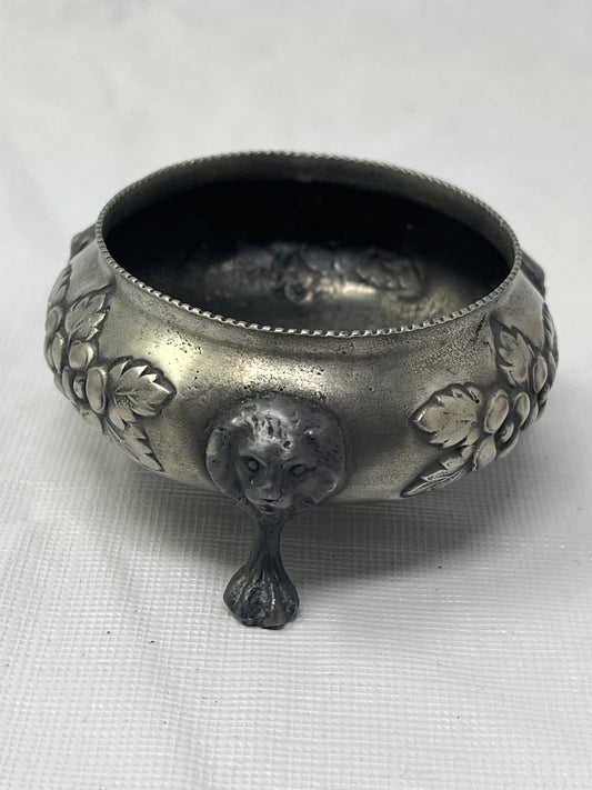 Vintage Pair Open Salt Cellars 3x1.5 Inch