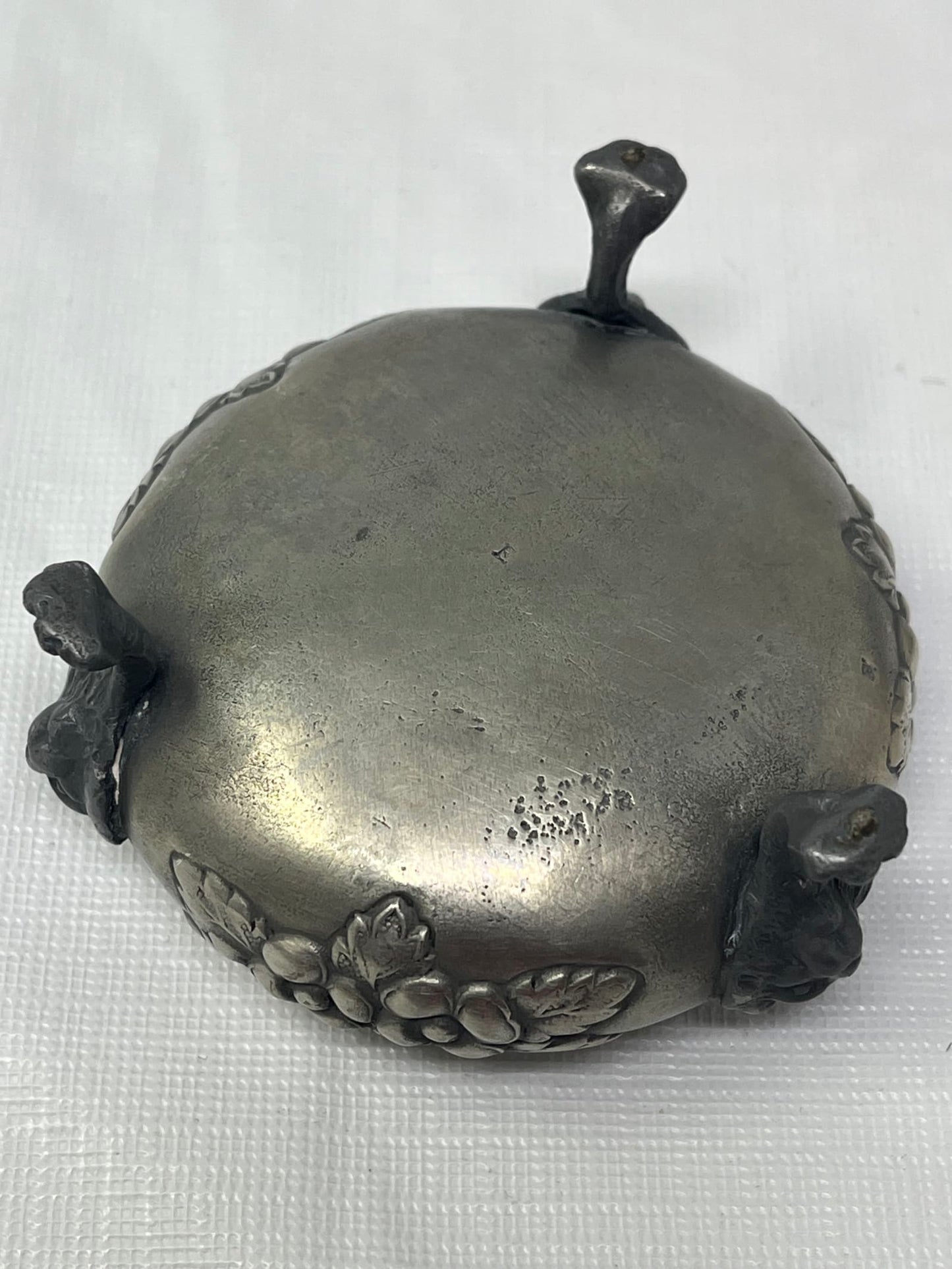 Vintage Pair Open Salt Cellars 3x1.5 Inch