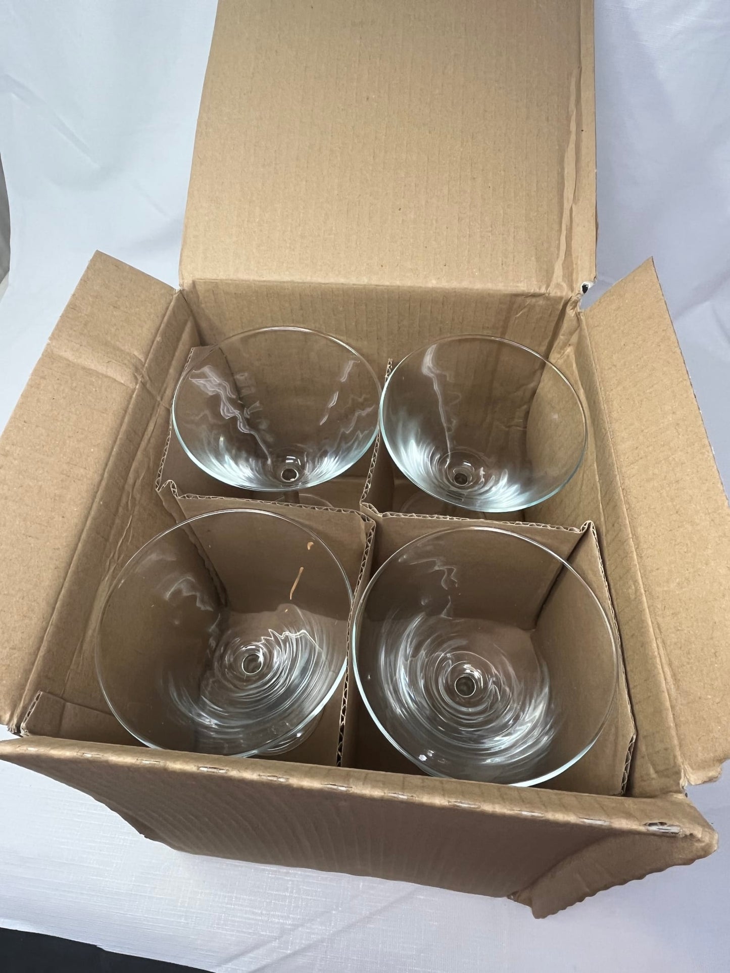 Circleware Event 4 Pc 10oz Martini Glasses Set 55517
