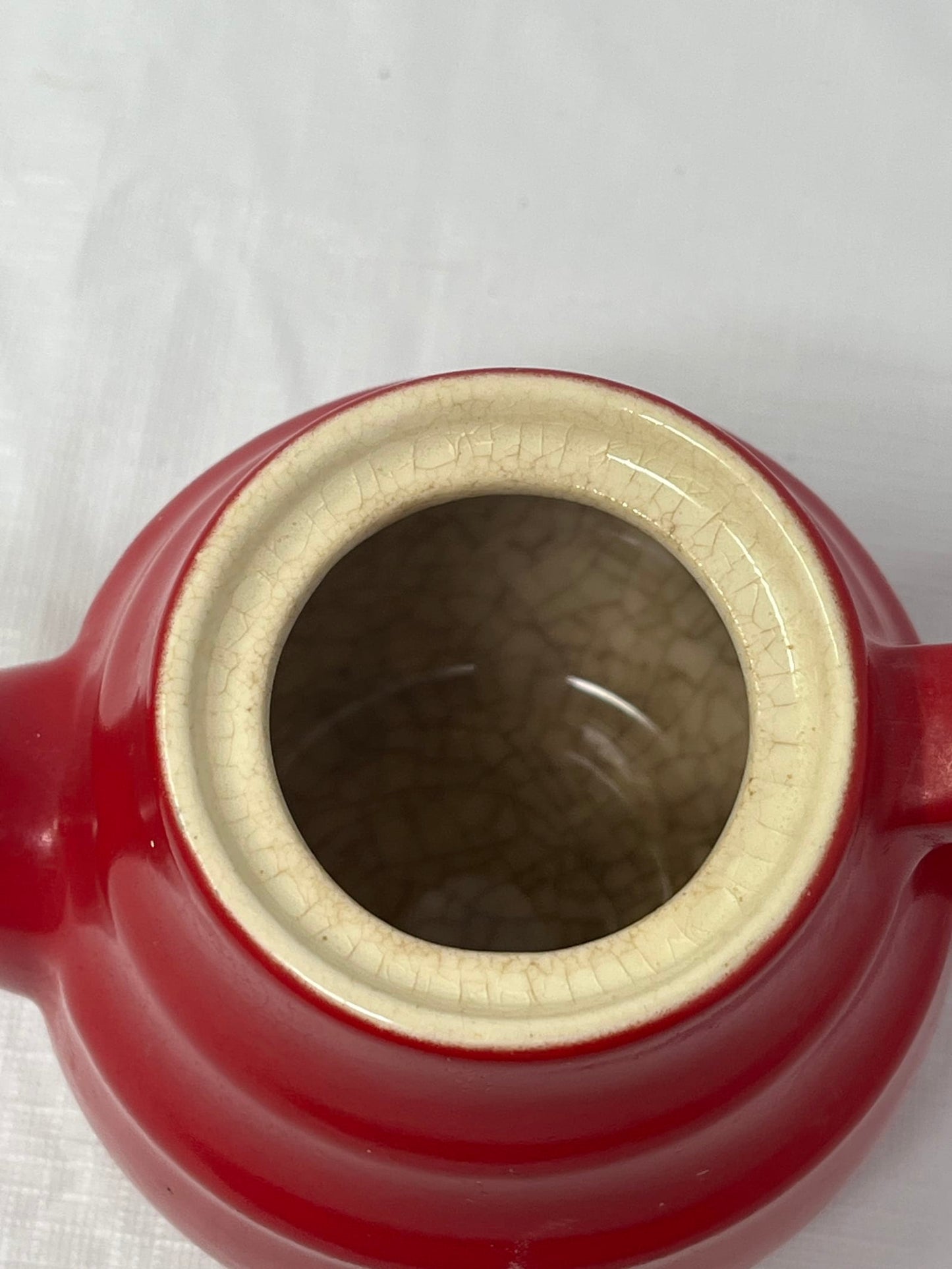 Universal Cambridge Red Mini Teapot w/ Lid – Single-Serve Vintage