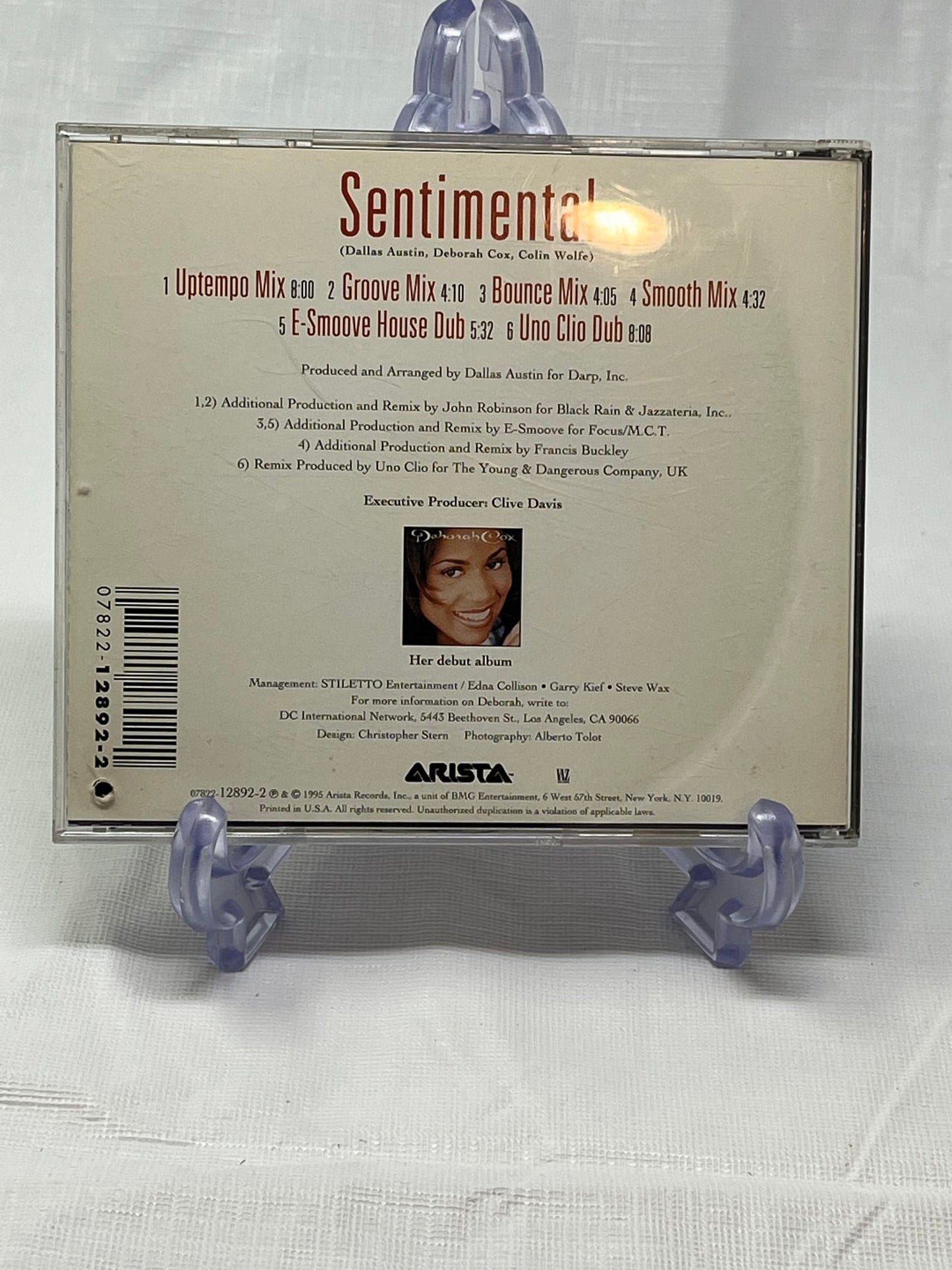 Deborah Cox - Sentimental (CD, Jewel Case, R&B / Soul)