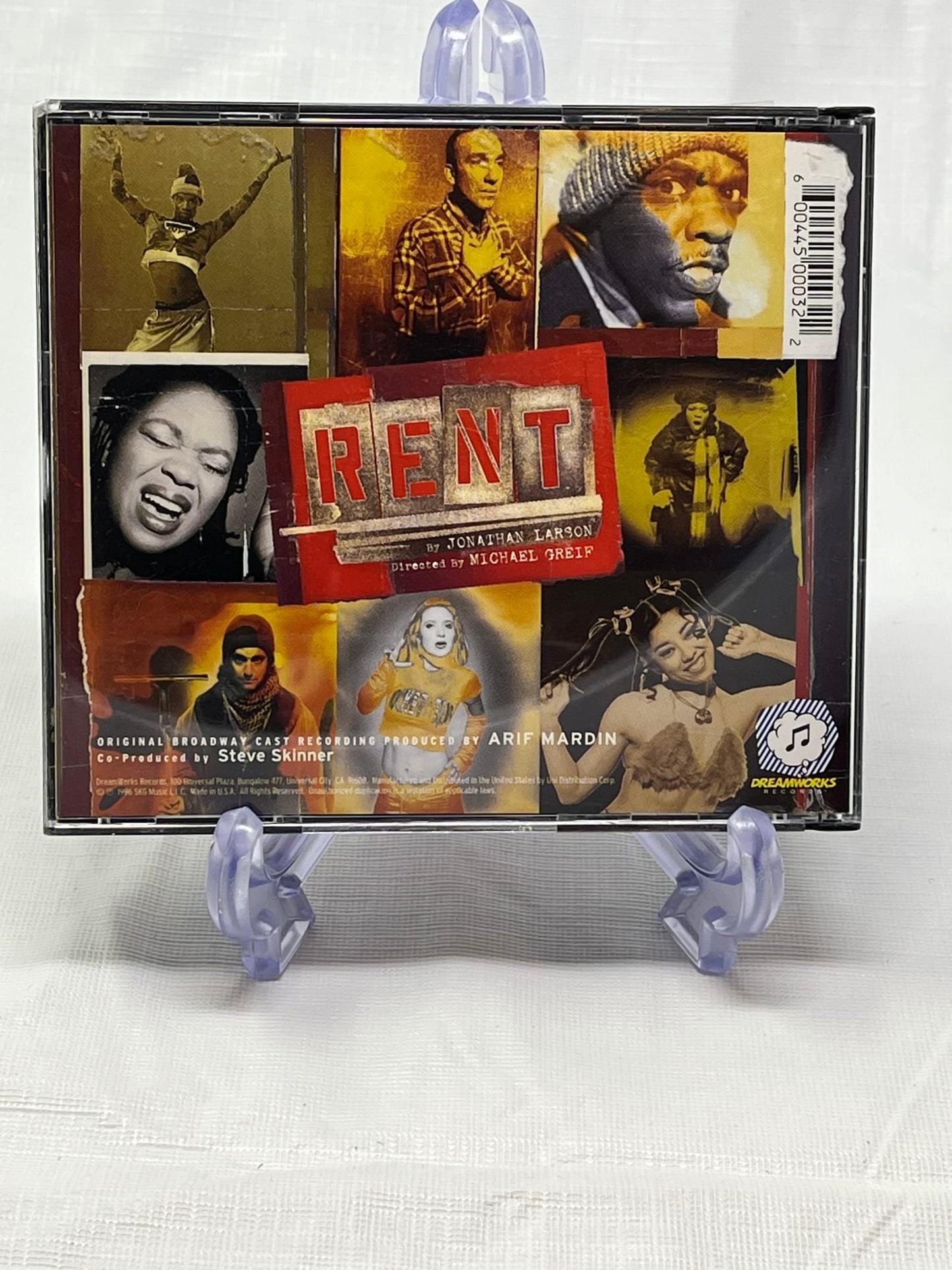 Rent - Original Broadway Cast (Disc One) (CD, Jewel Case, Musical / Cast Recording)