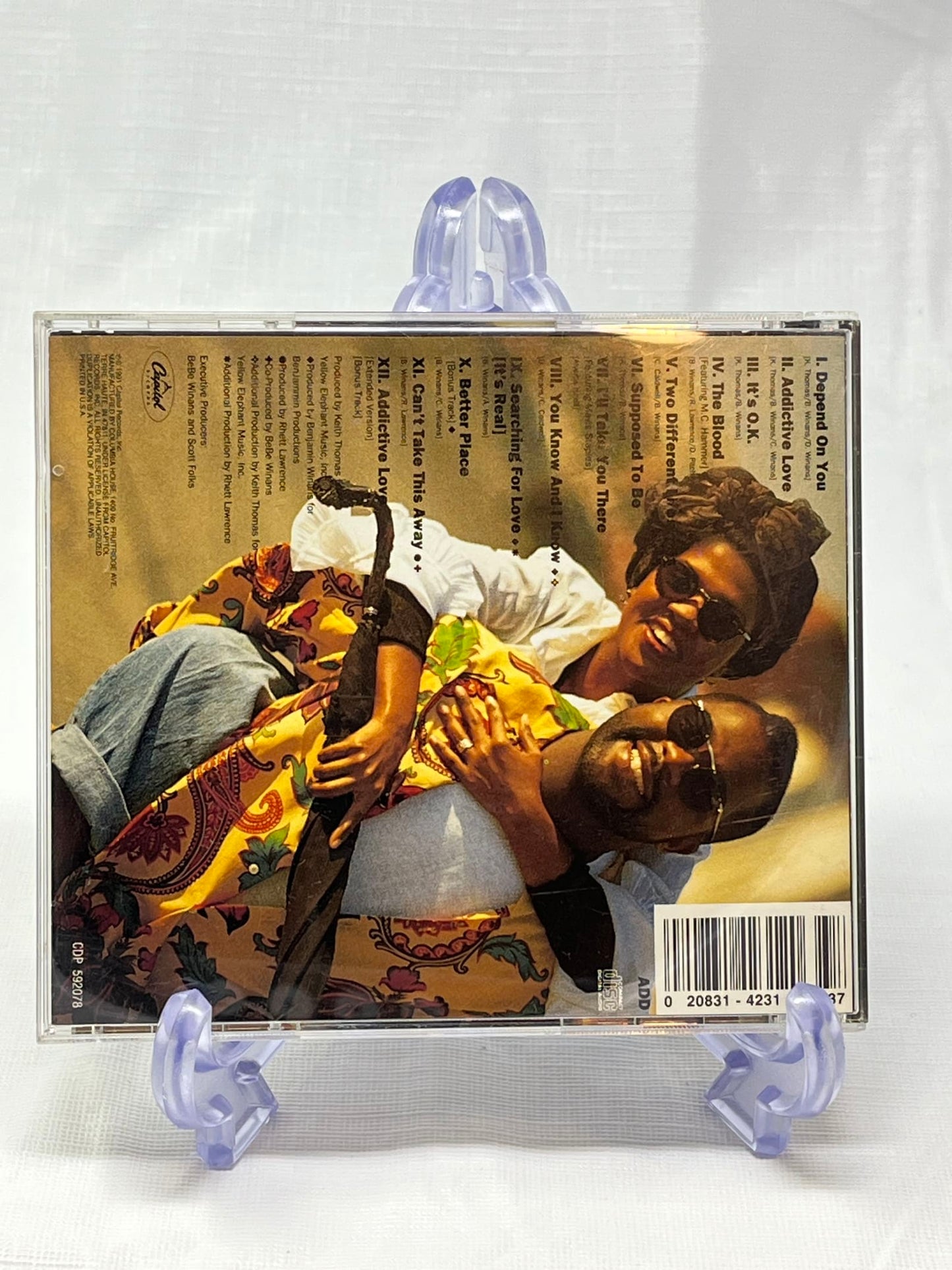 BeBe & CeCe Winans - Different Lifestyles (CD, Jewel Case, Gospel / R&B)