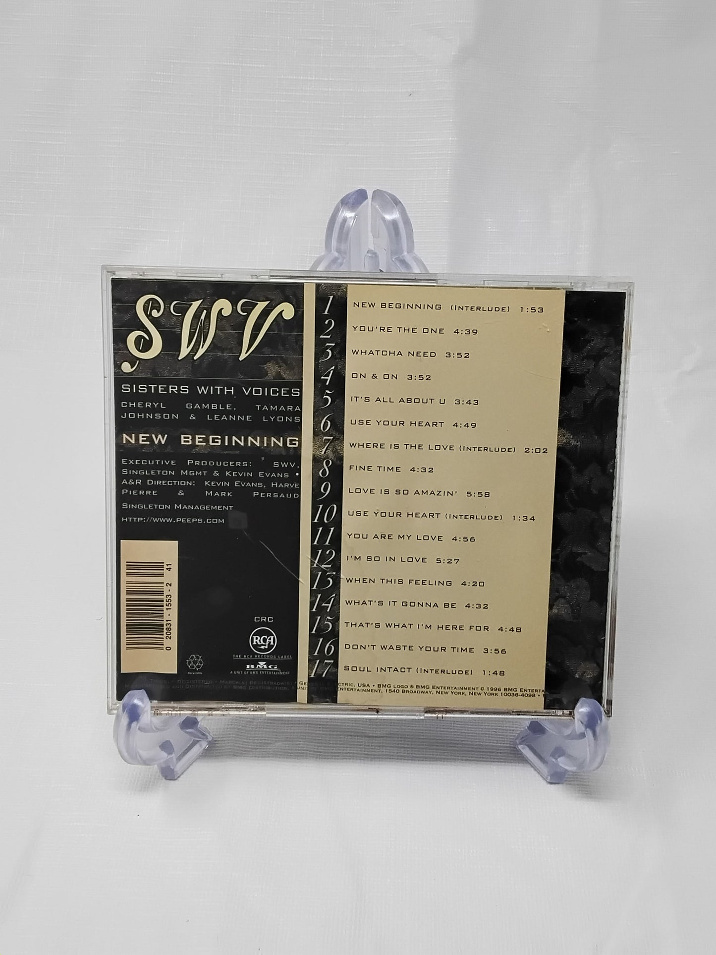 SWV - New Beginning (CD, Jewel Case, R&B)