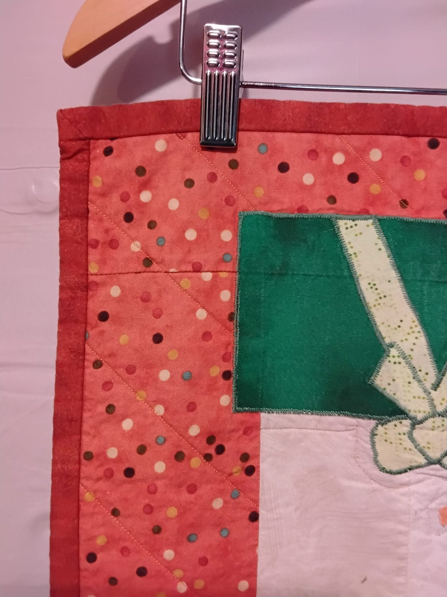 Handmade Quilted Table Runner/Bed Scarf Appliqué Gifts & Balloons 47"x19"