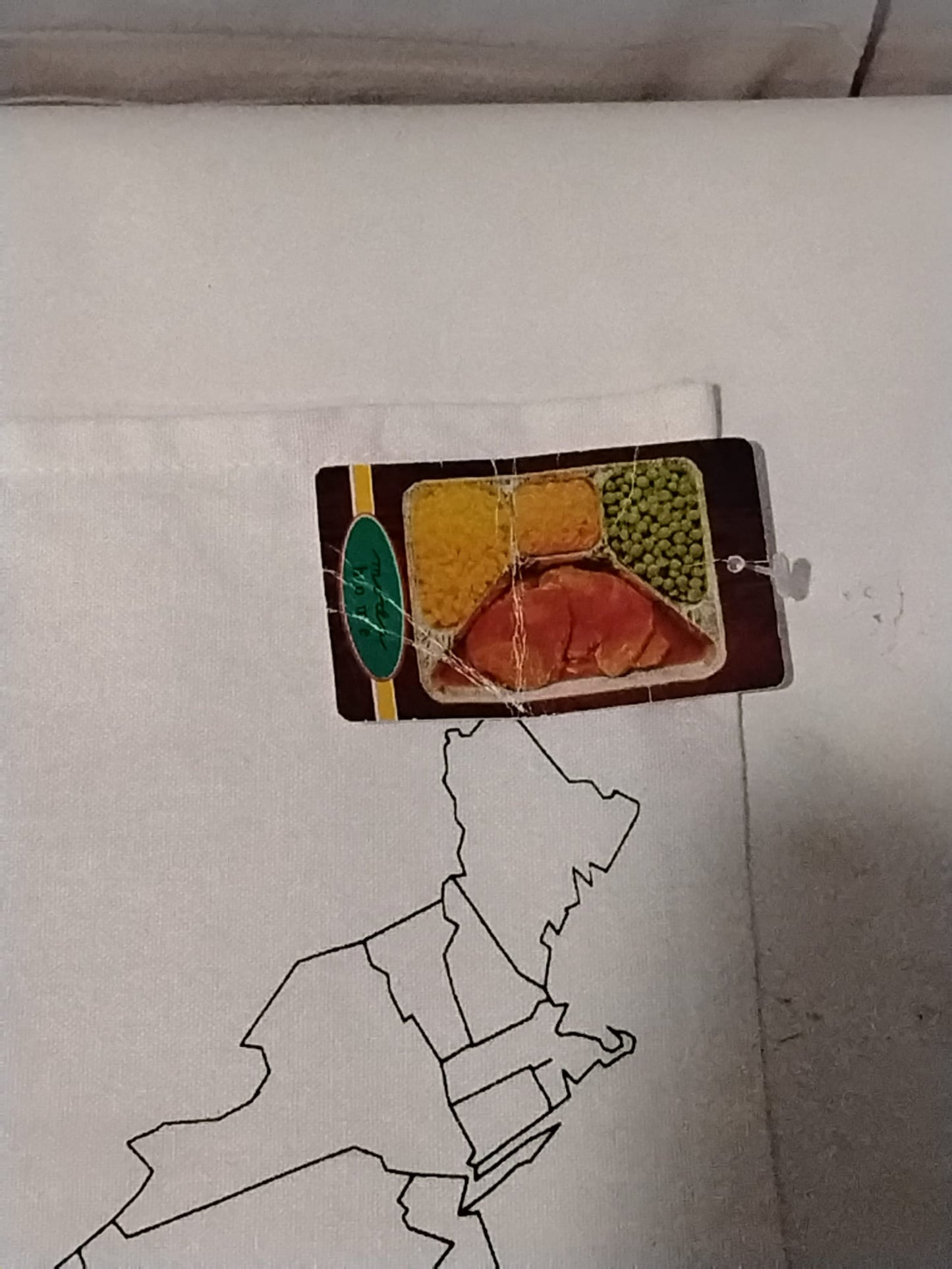 Moda Home Linens “Travelin’ USA” Kitchen Towel Map Design w/ Tag