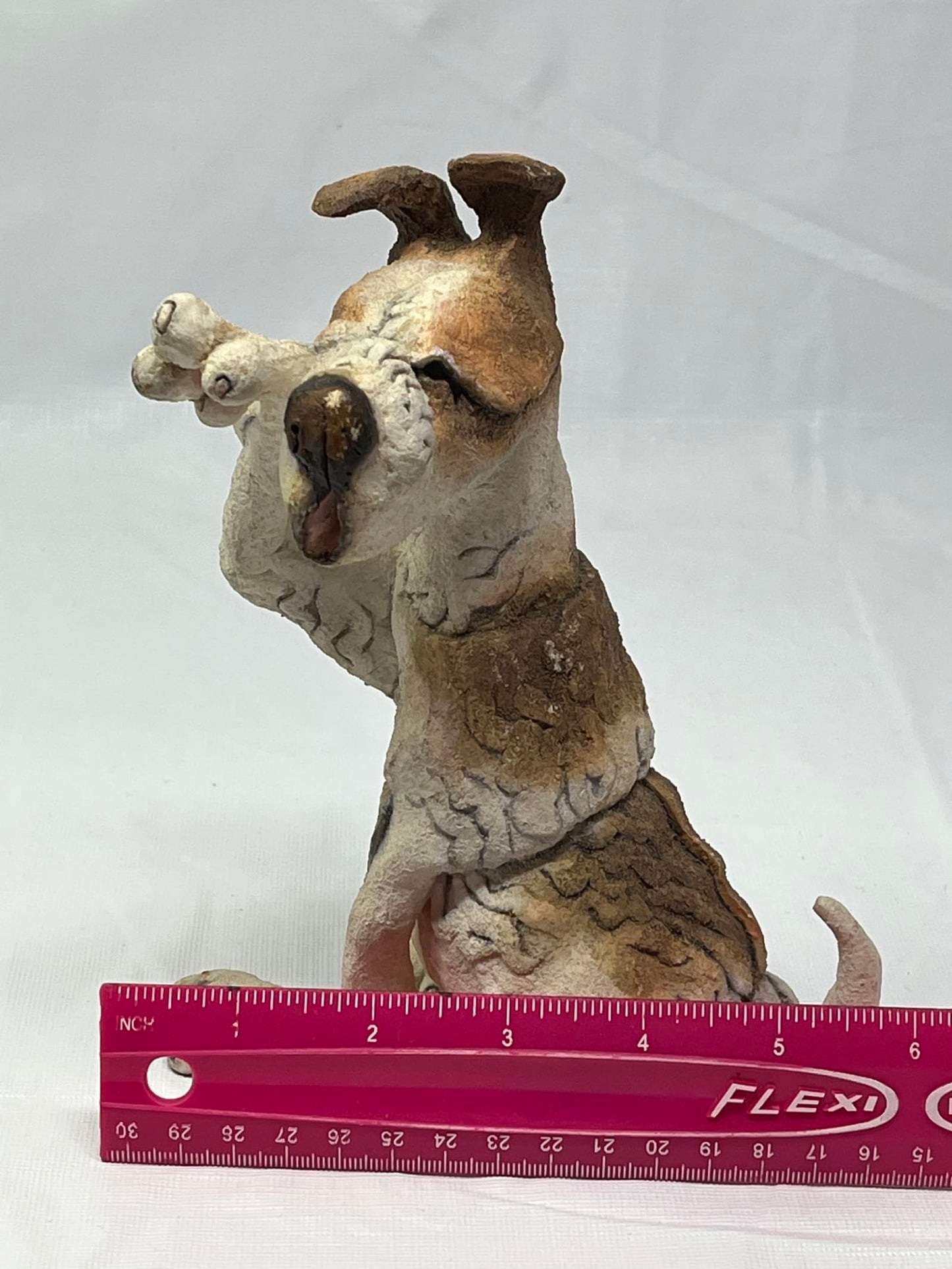 Gently Used Thrift Store – A Breed Apart Ab05134 “rascal” 7.5” Hand-painted Dog Figurine by Country Artists