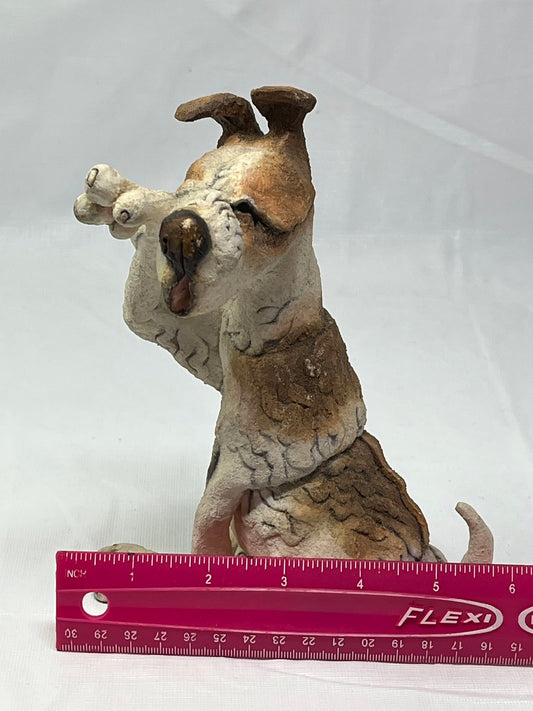 Gently Used Thrift Store – A Breed Apart Ab05134 “rascal” 7.5” Hand-painted Dog Figurine by Country Artists