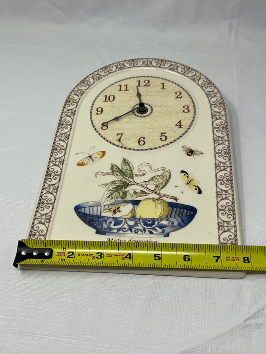 Vintage Wedgwood Sarah’s Garden Wall Clock 1997 Queens Ware Made in England