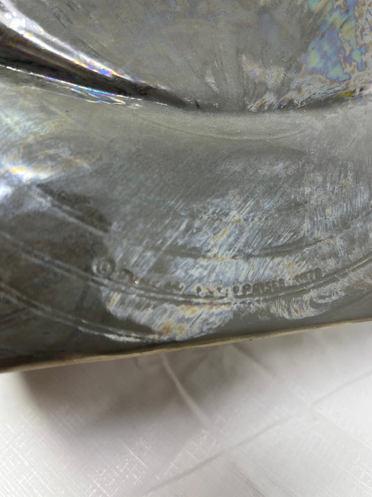 Pharaoh Bust Statue Gold Tone Face Iridescent Body 9 Inch