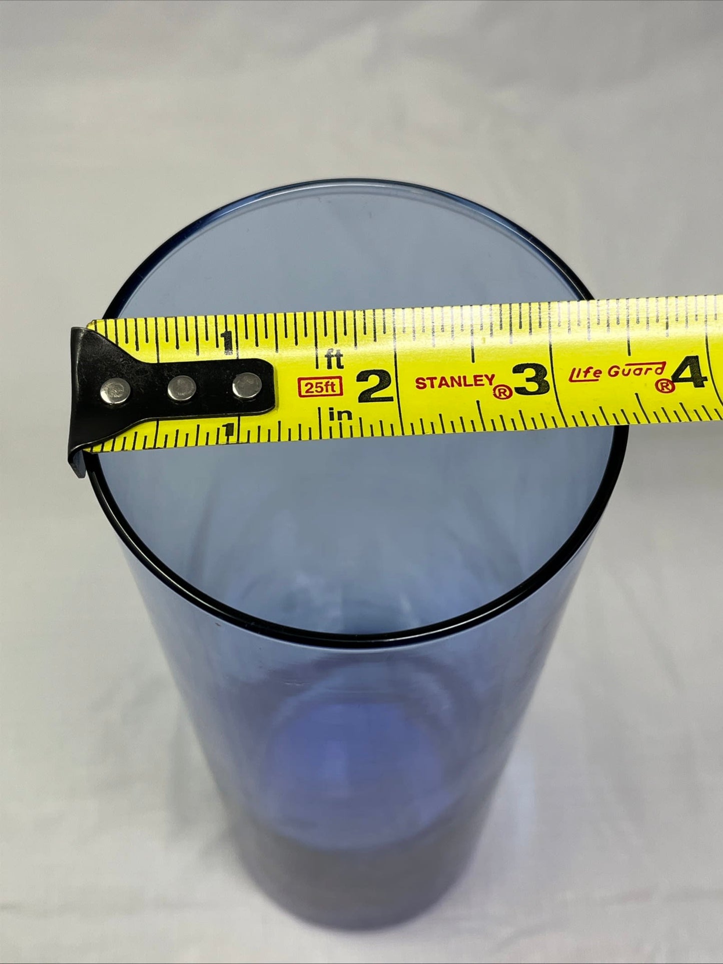 Vintage Libbey Glass Cobalt Blue Vase Set of 2 10.5" Tall x 3.5" – Original Sticker – Excellent Condition