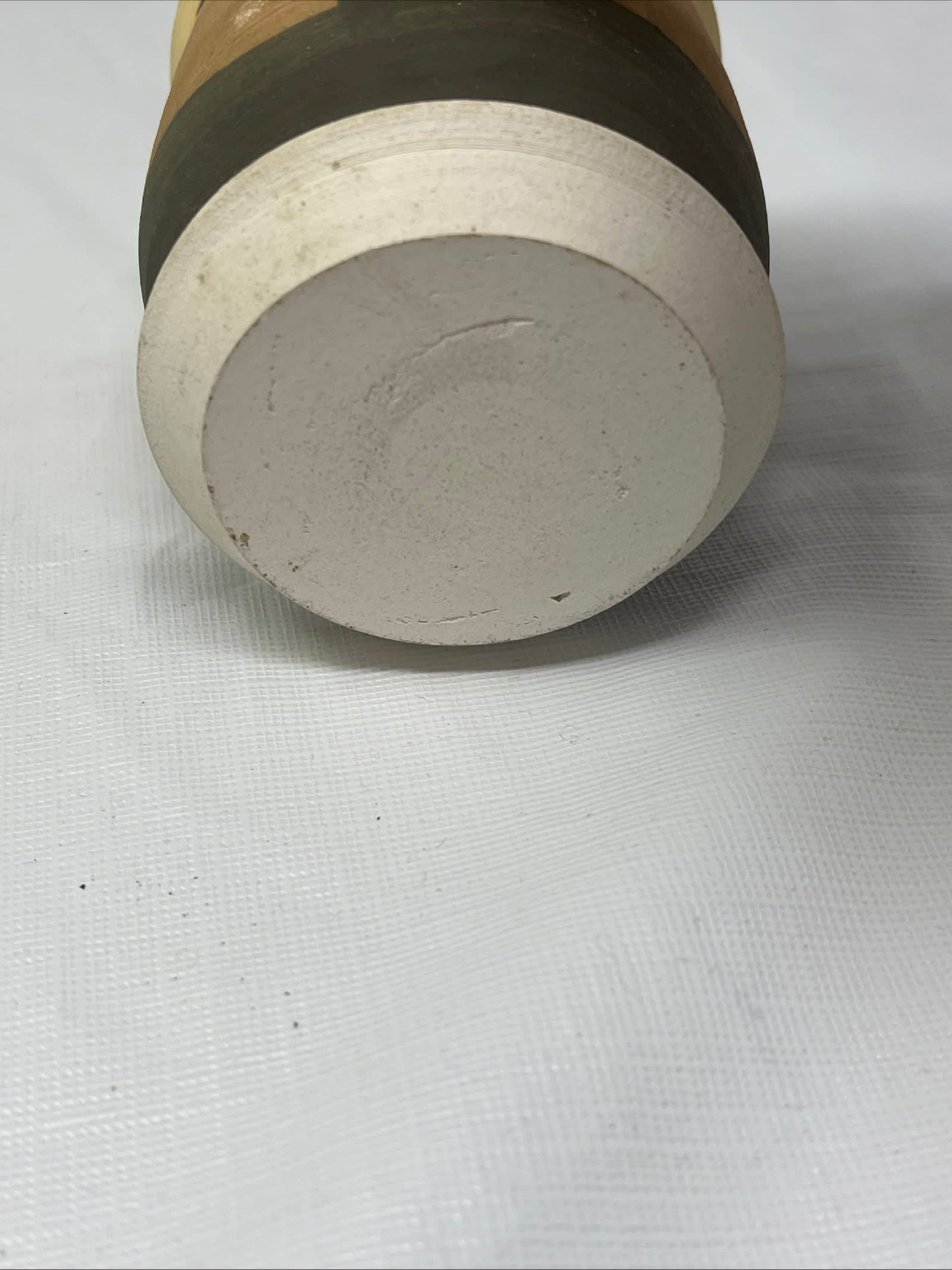 Vintage Southwestern Planter Vase Hand-Painted Desert Scene 3.25" Tall