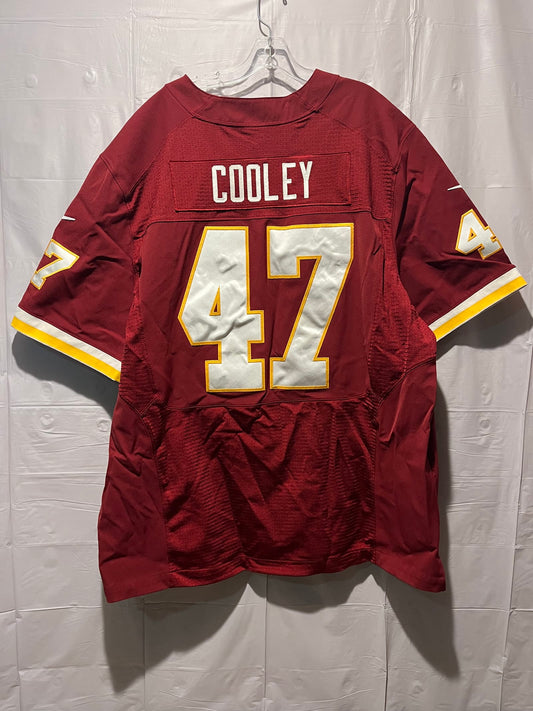 Nike On Field Chris Cooley #47 Redskins Jersey Size 60 Burgundy NFL Authentic