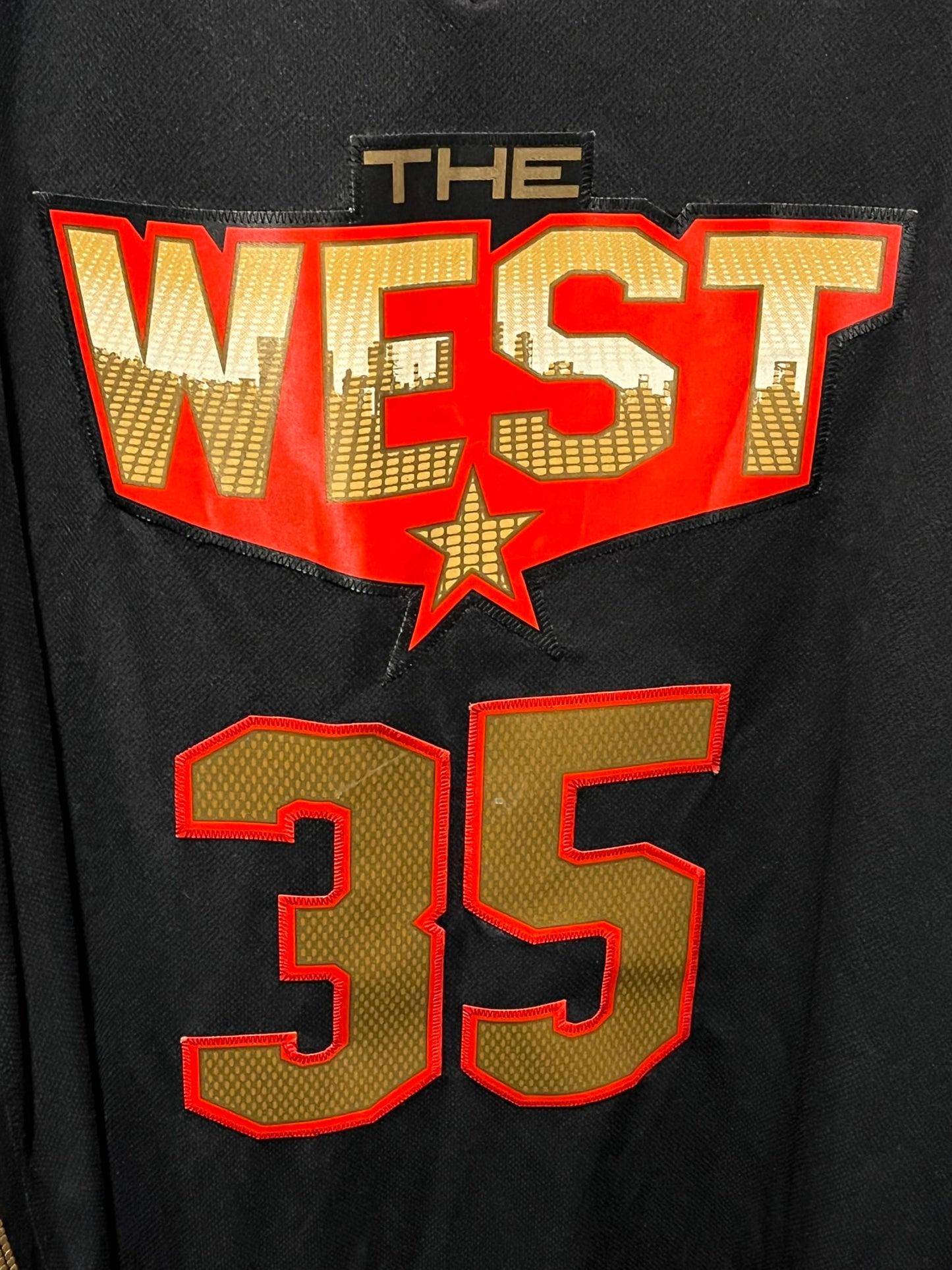 2011 Adidas All-Star Jersey Kevin Durant #35 XXL Black Gold Rare West OKC NBA