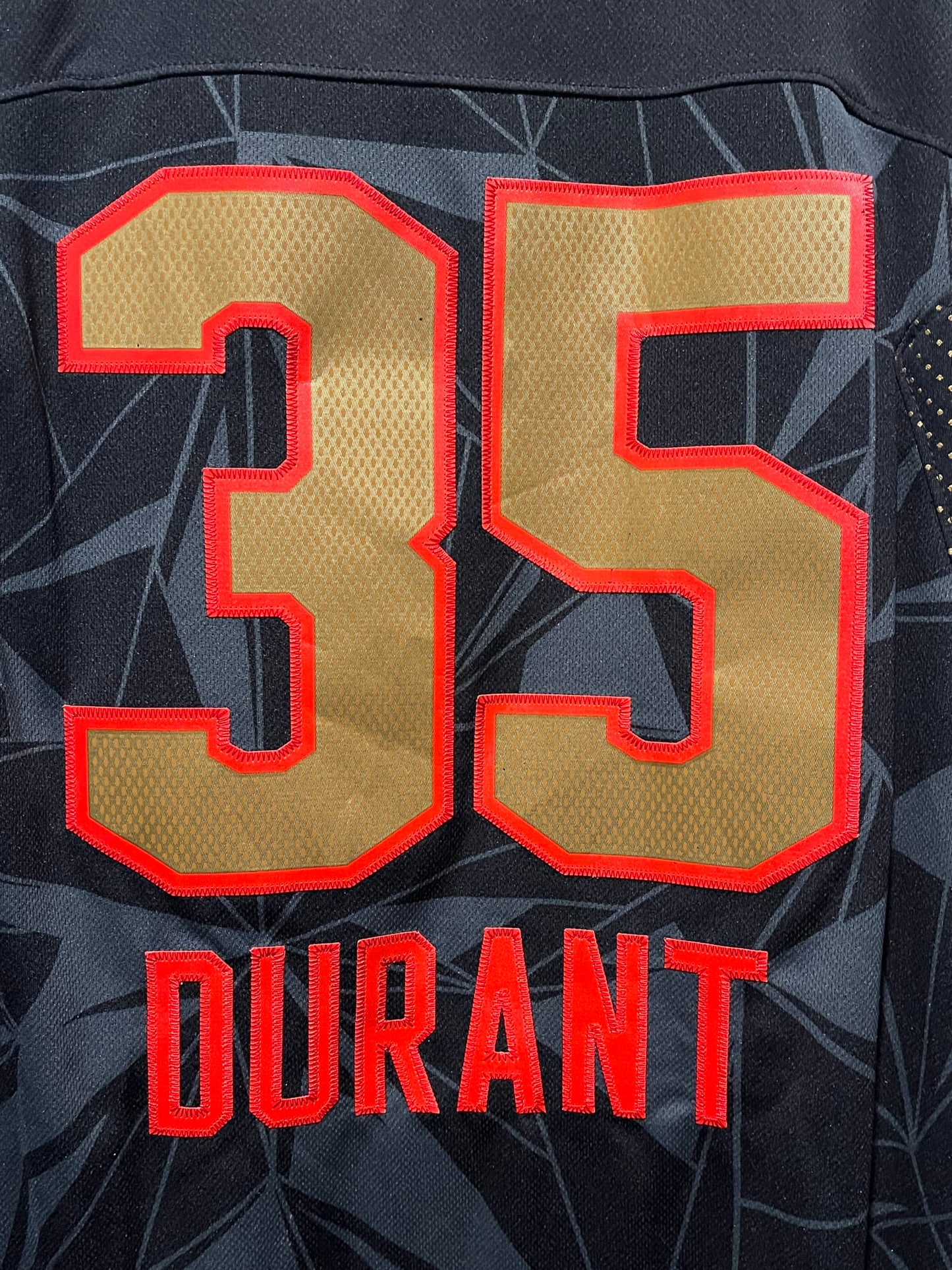 2011 Adidas All-Star Jersey Kevin Durant #35 XXL Black Gold Rare West OKC NBA